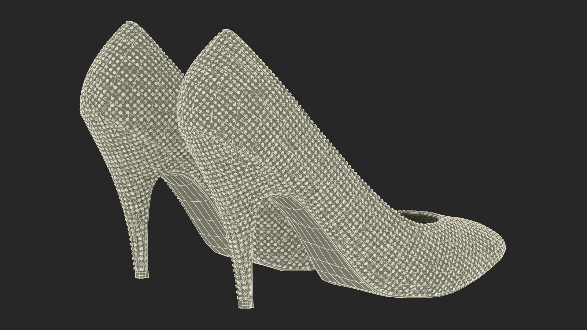 3D model Marilyn Monroe Shoes