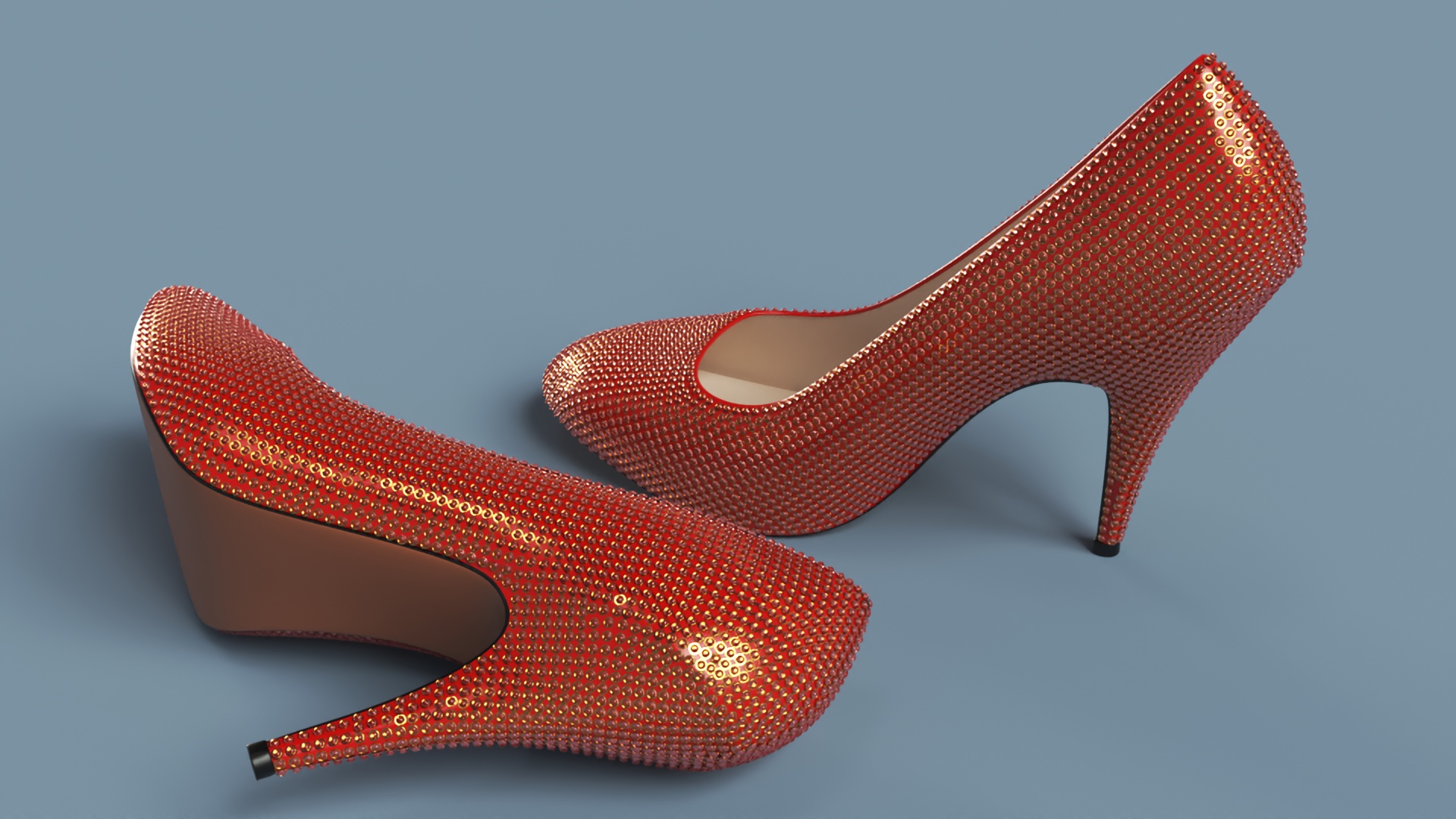 3D model Marilyn Monroe Shoes