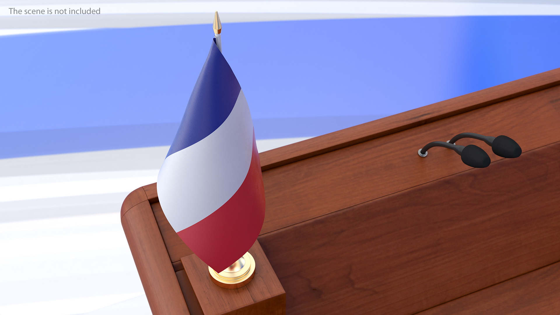 Table Flag France 3D