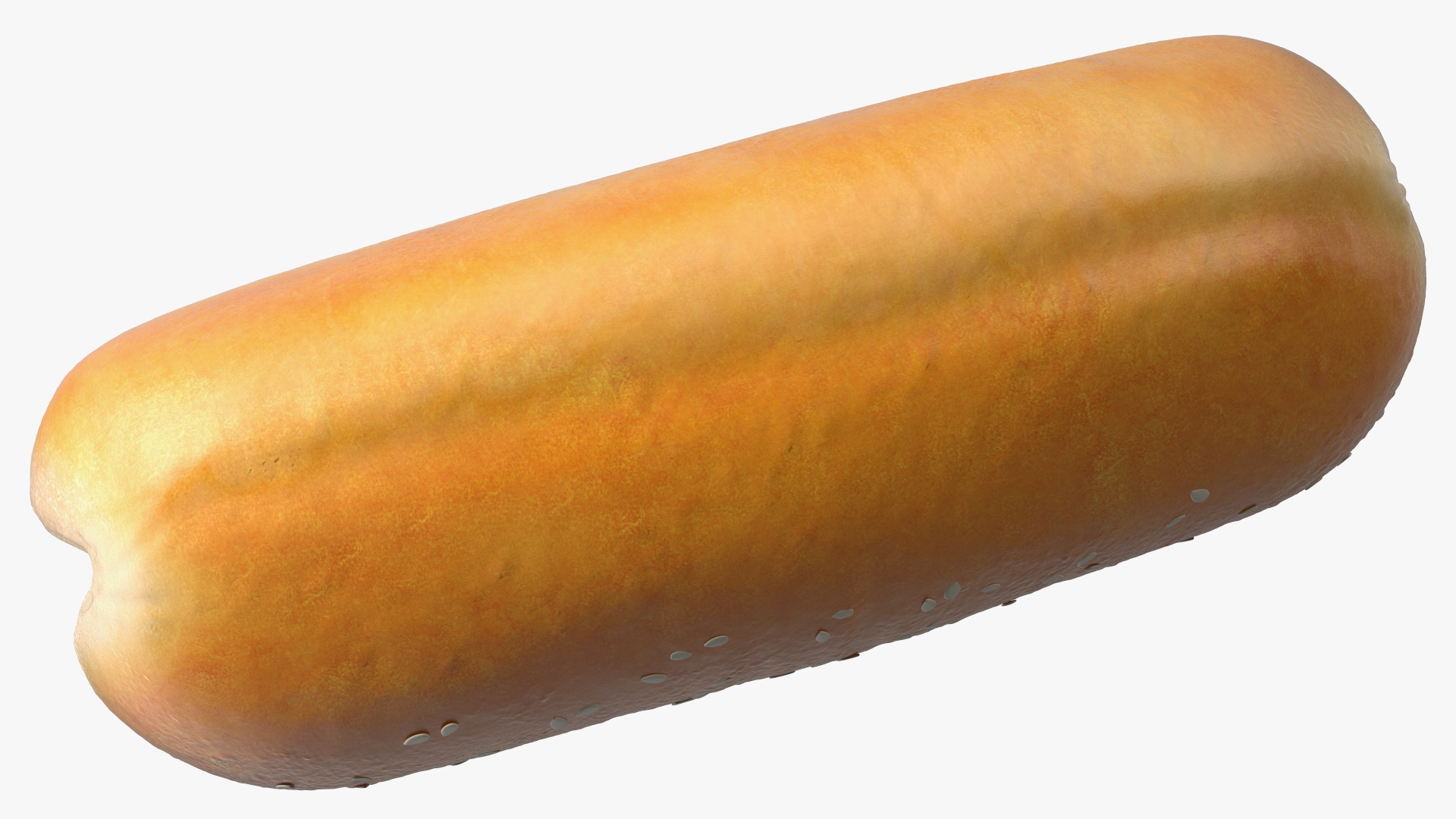 Cut Sesame Bun 3D model