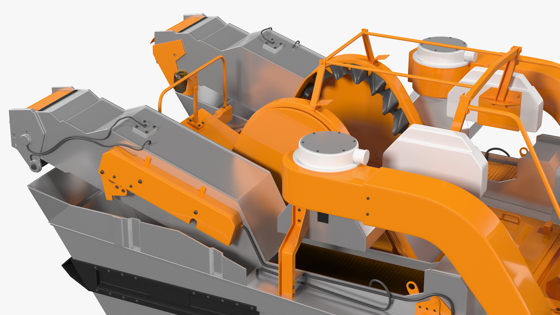 3D model Grape Harvester