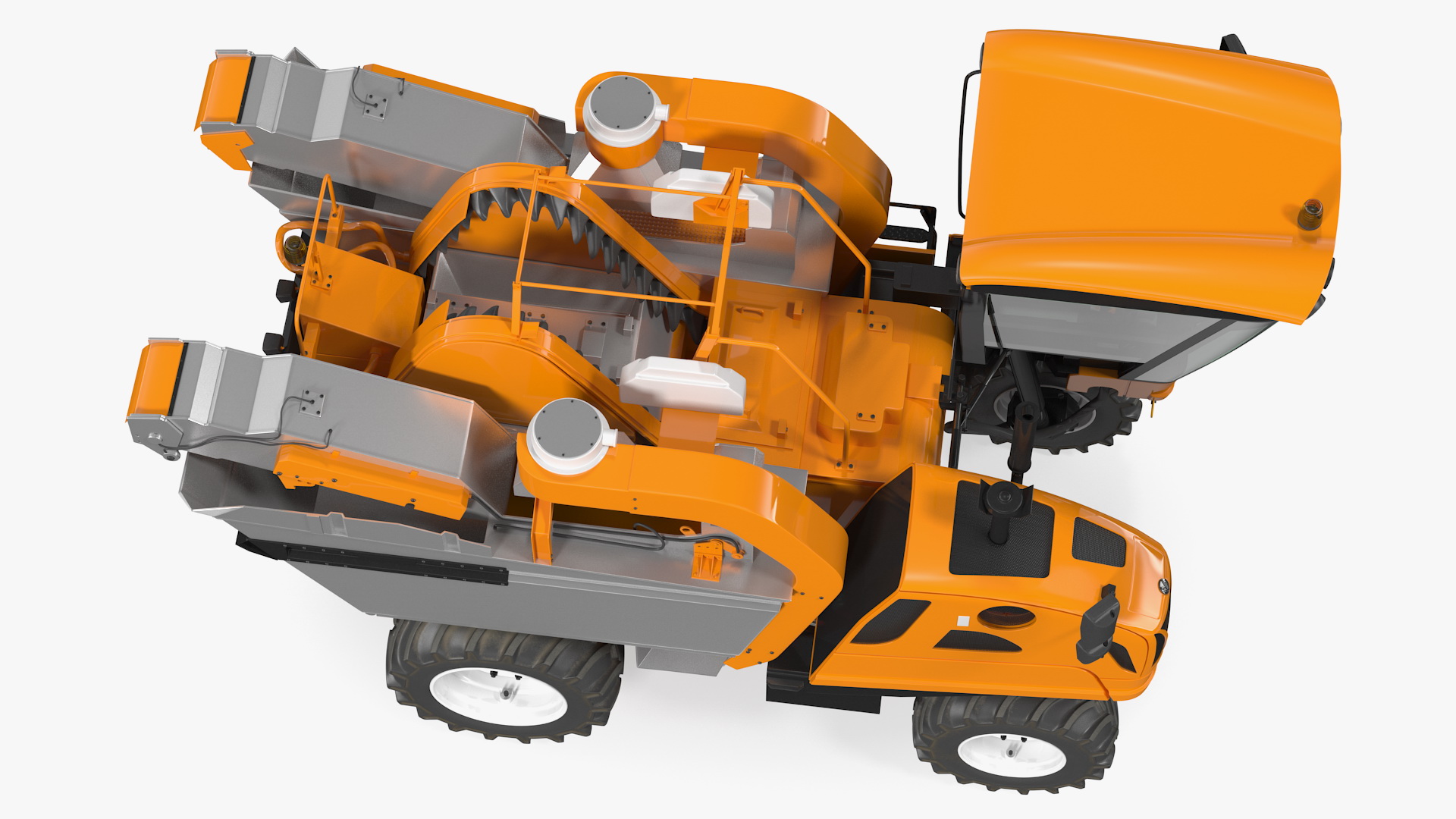 3D model Grape Harvester