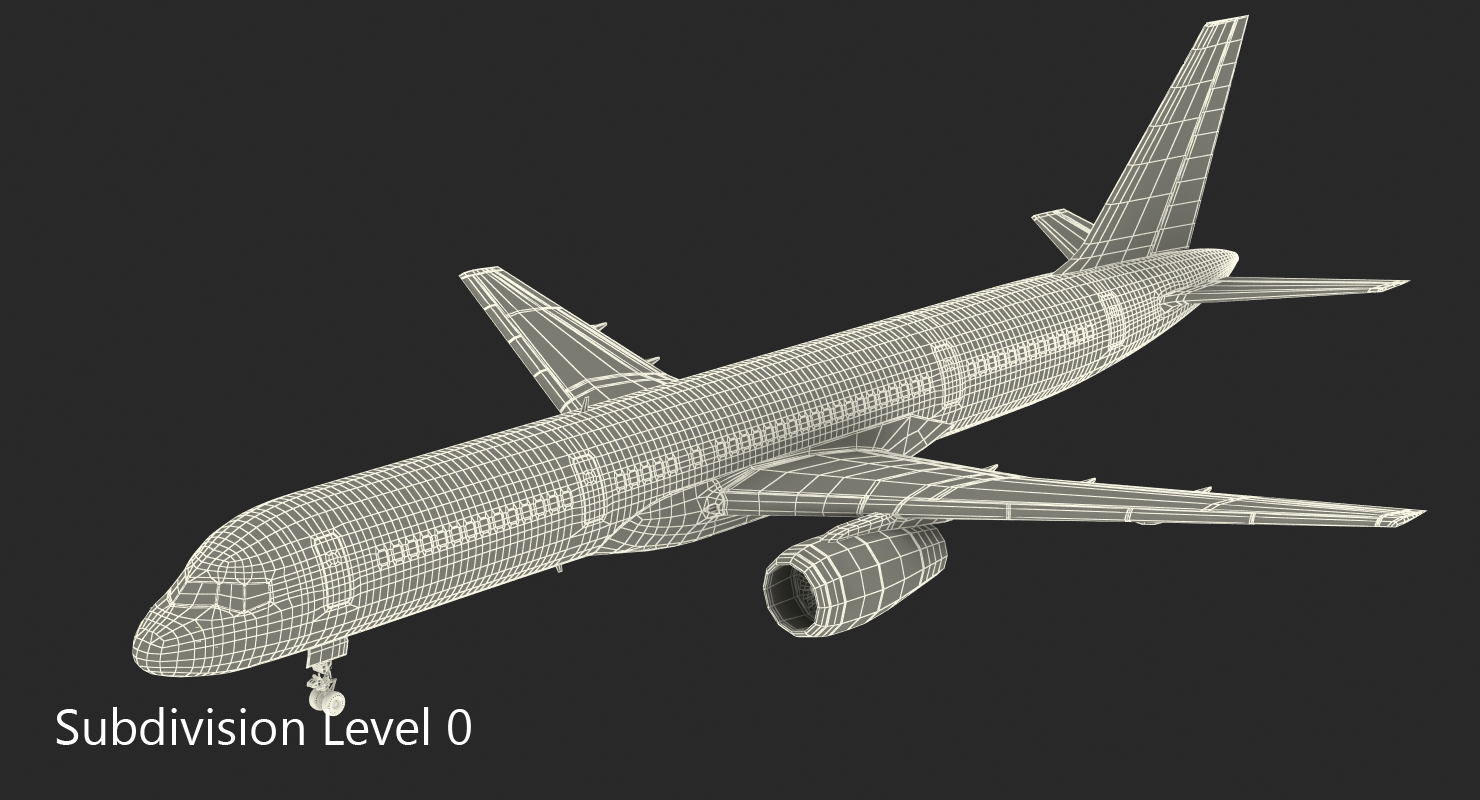 Boeing 757 200 Generic Rigged 3D model