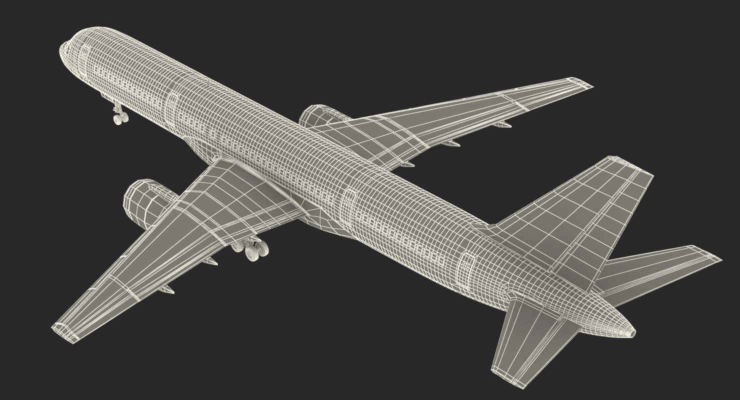 Boeing 757 200 Generic Rigged 3D model