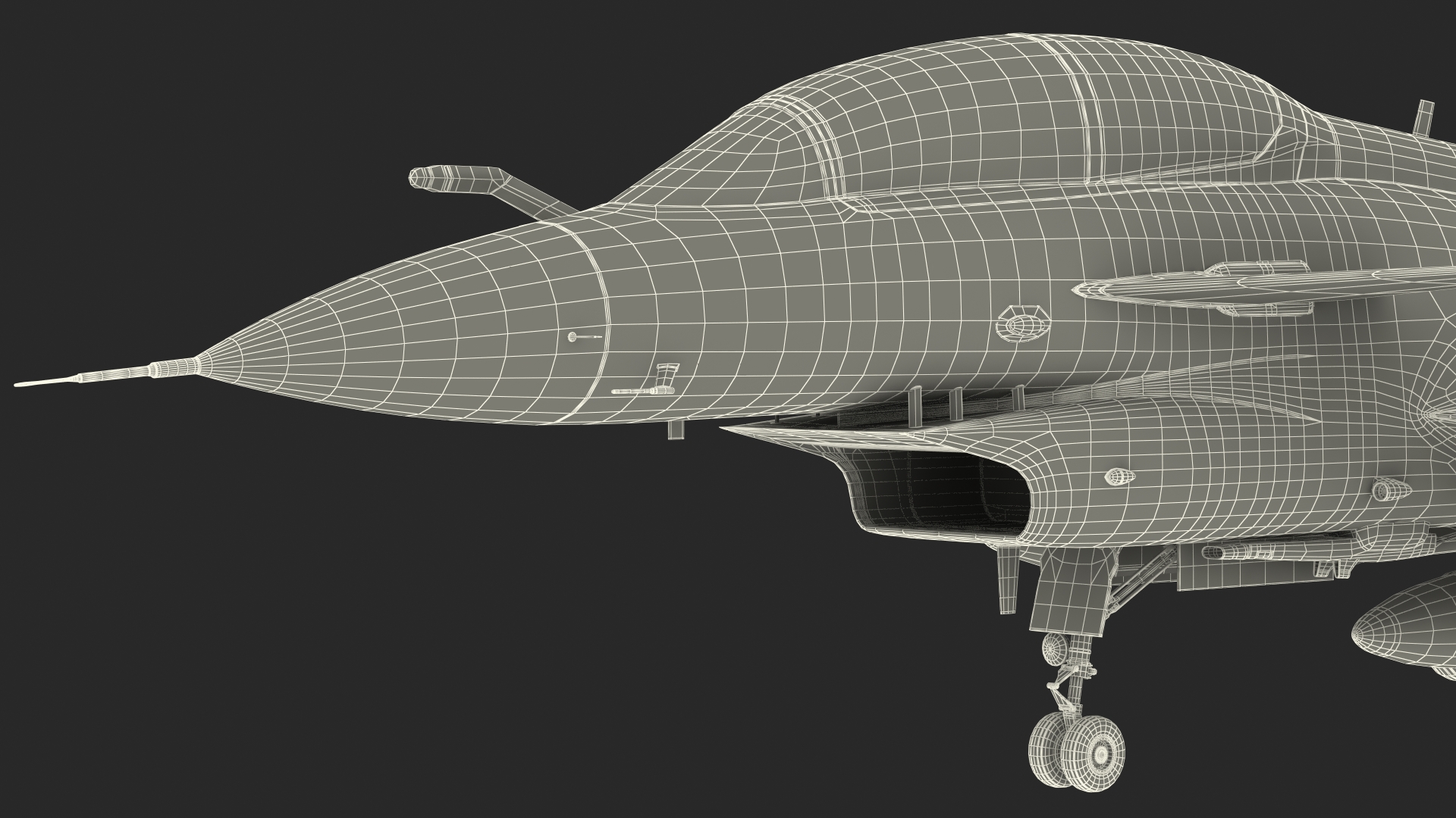 Chengdu J10 S Tandem Seated Exterior Only Armed 3D