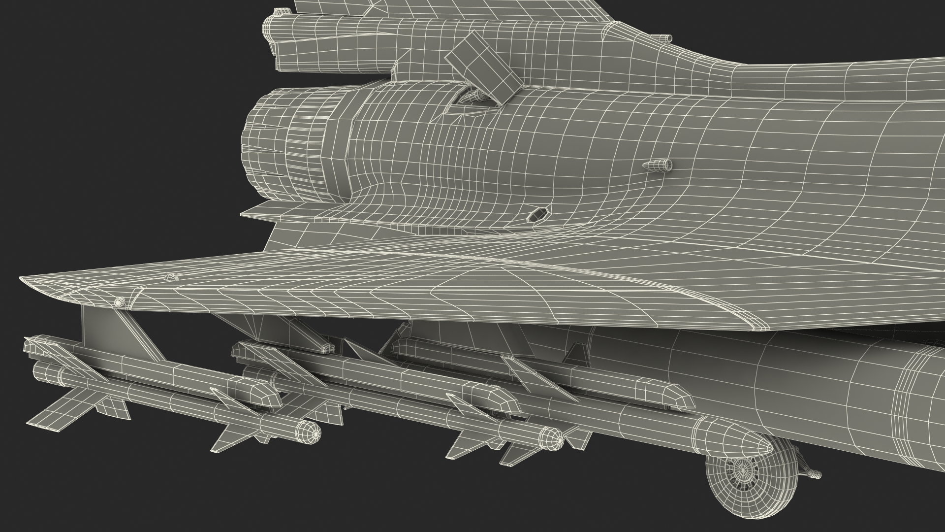 Chengdu J10 S Tandem Seated Exterior Only Armed 3D