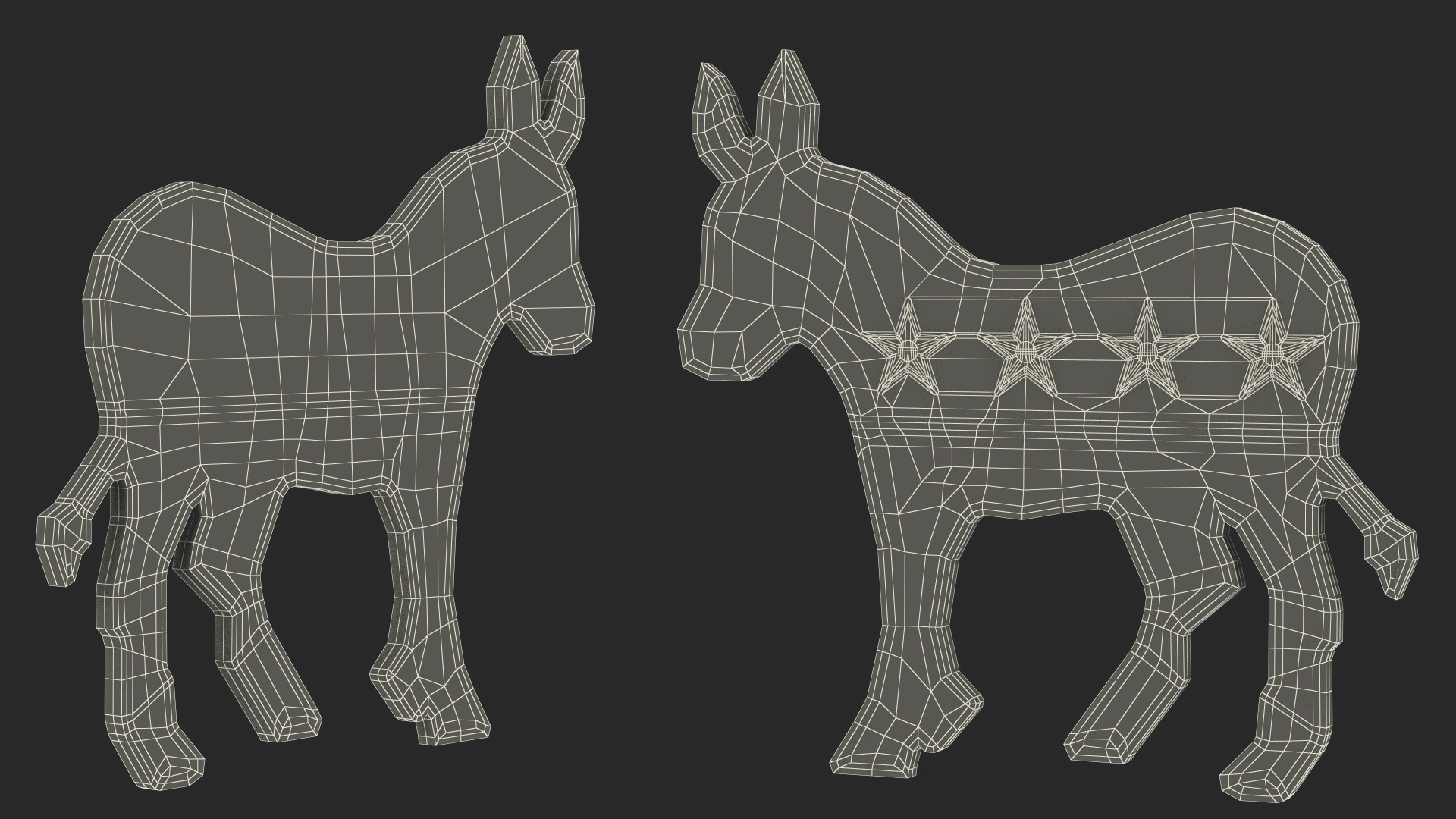 3D model Democratic Party Donkey Symbol