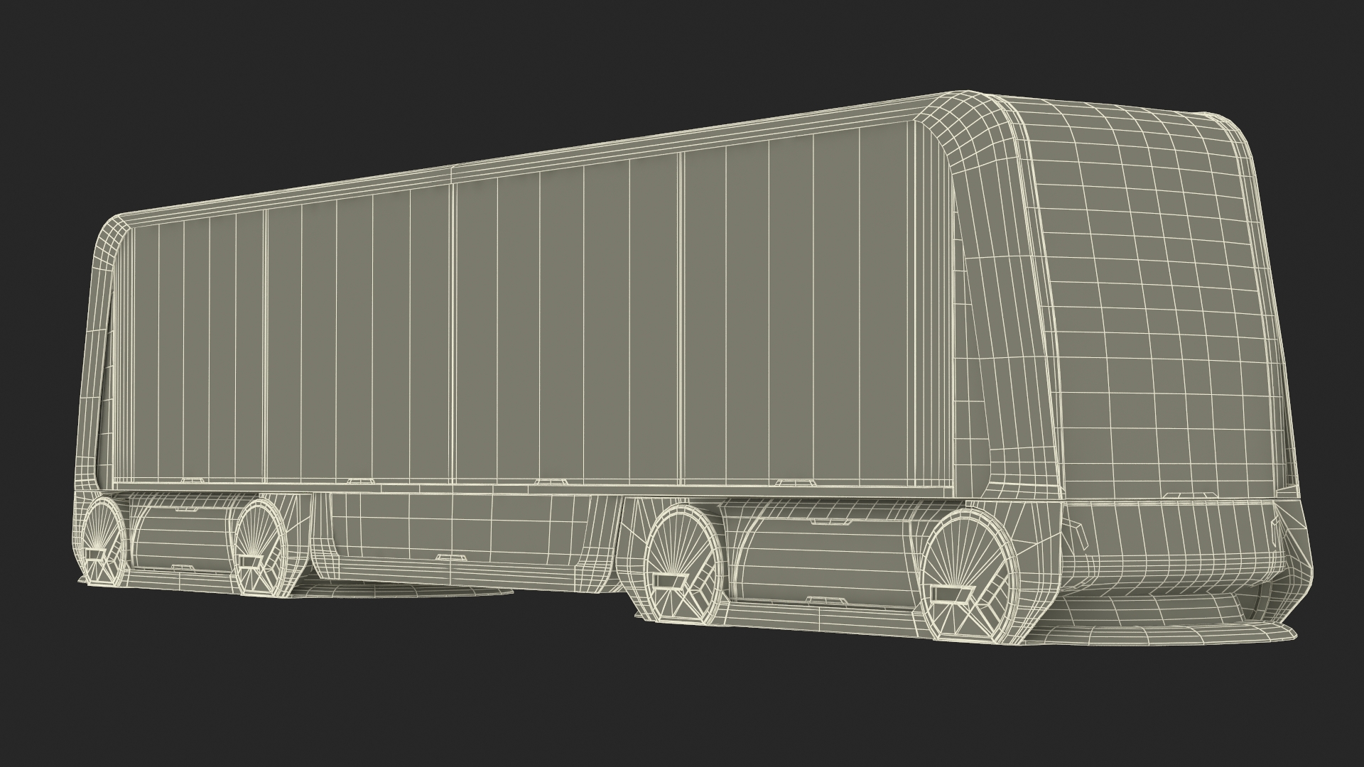 3D model Futuristic Volvo Autonomous Carrier