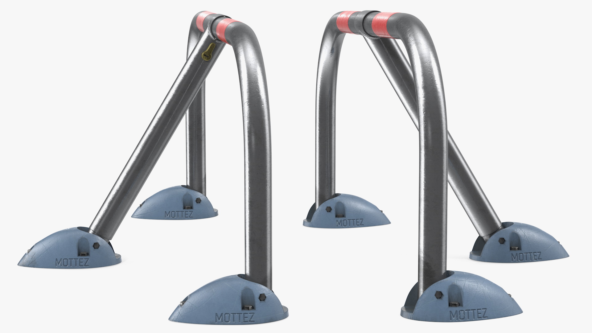 Mottez Folding Parking Barrier Rigged 3D