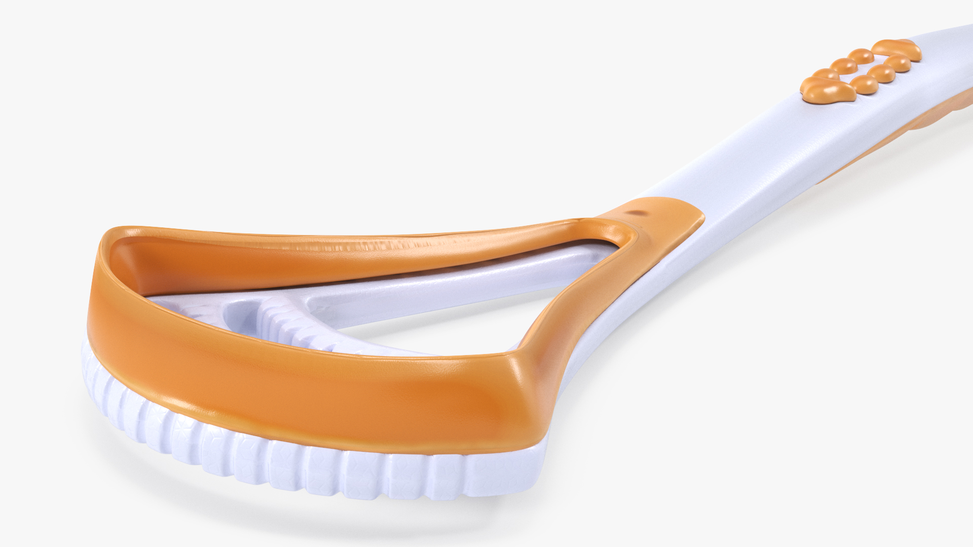 Oral Scraper Orange 3D model