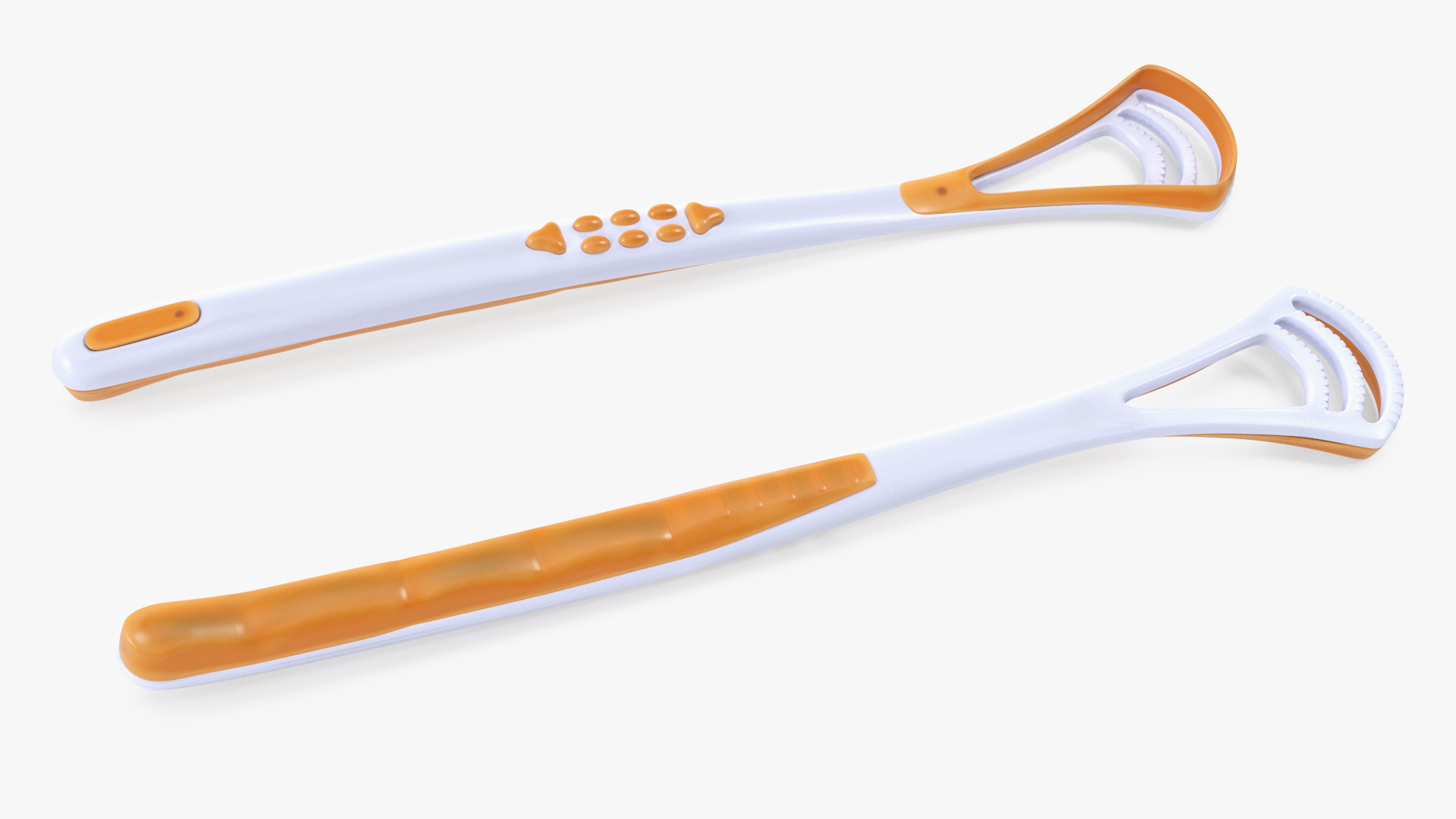 Oral Scraper Orange 3D model