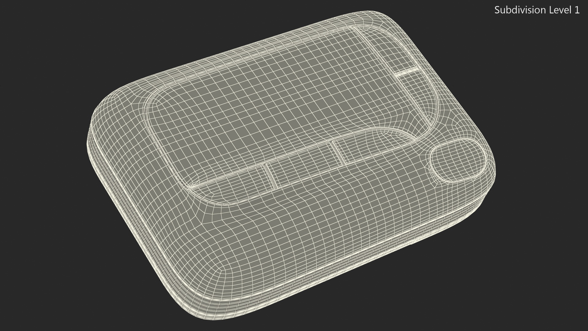 3D model Pager Screen On