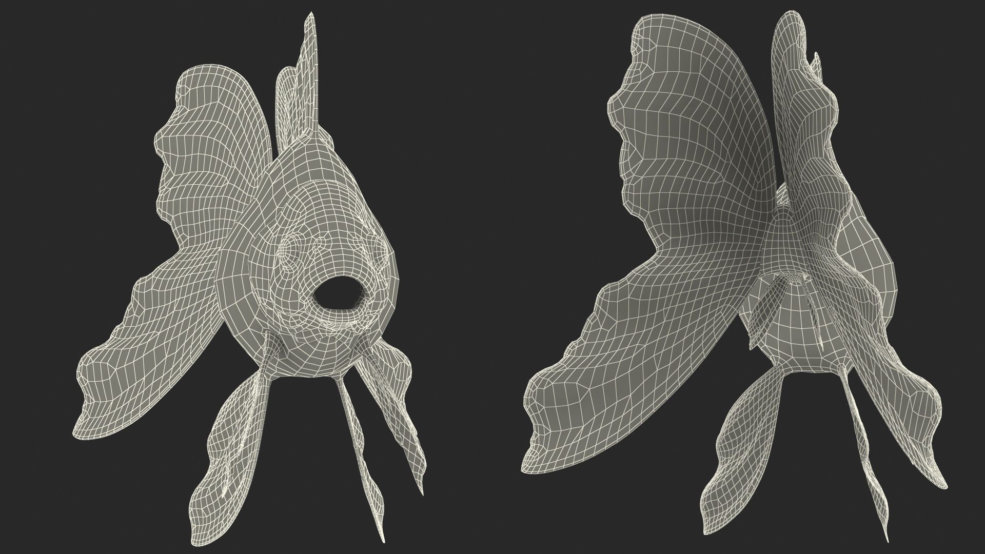 3D model Goldfish Rigged