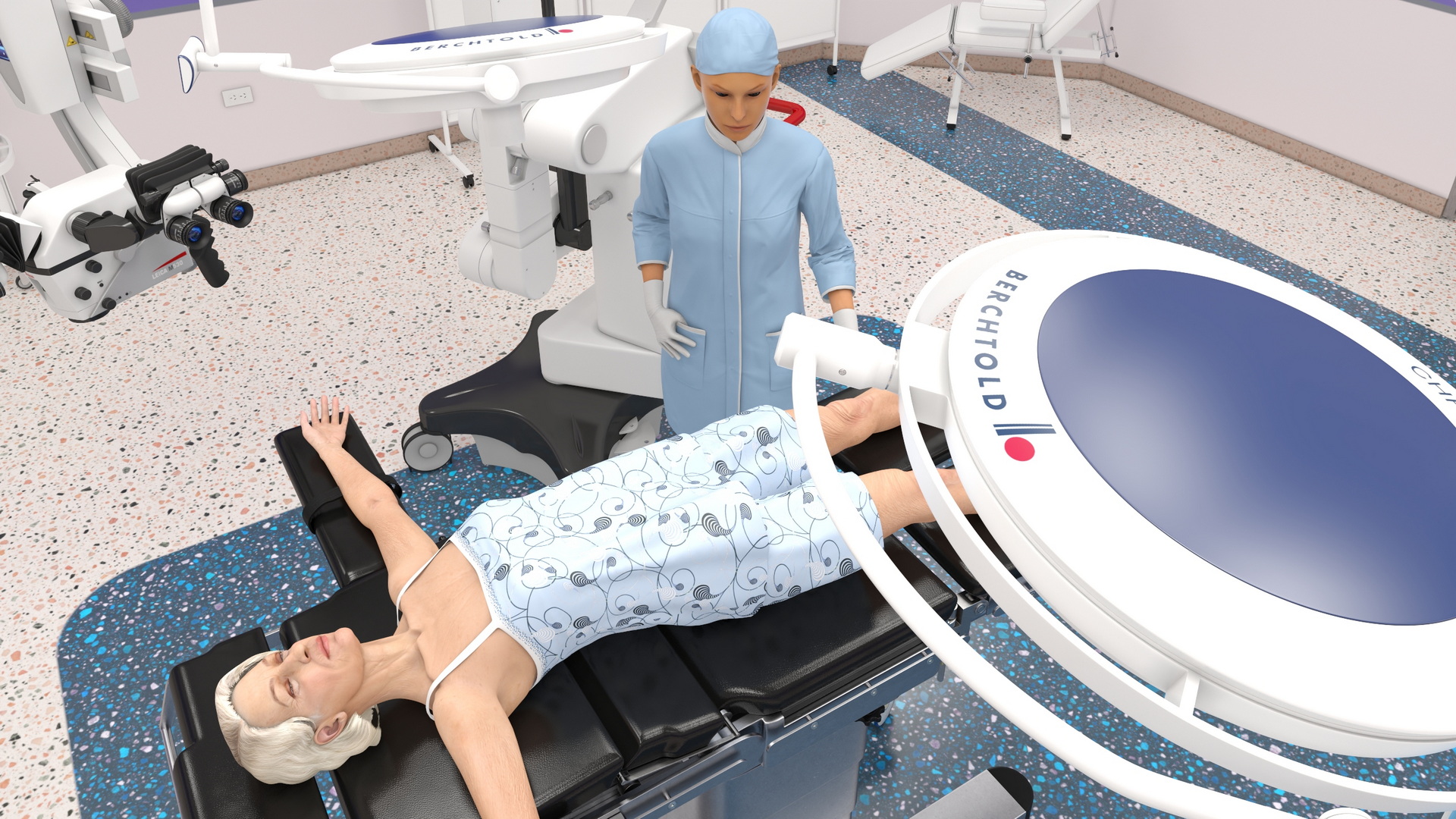 3D Operating Room with People