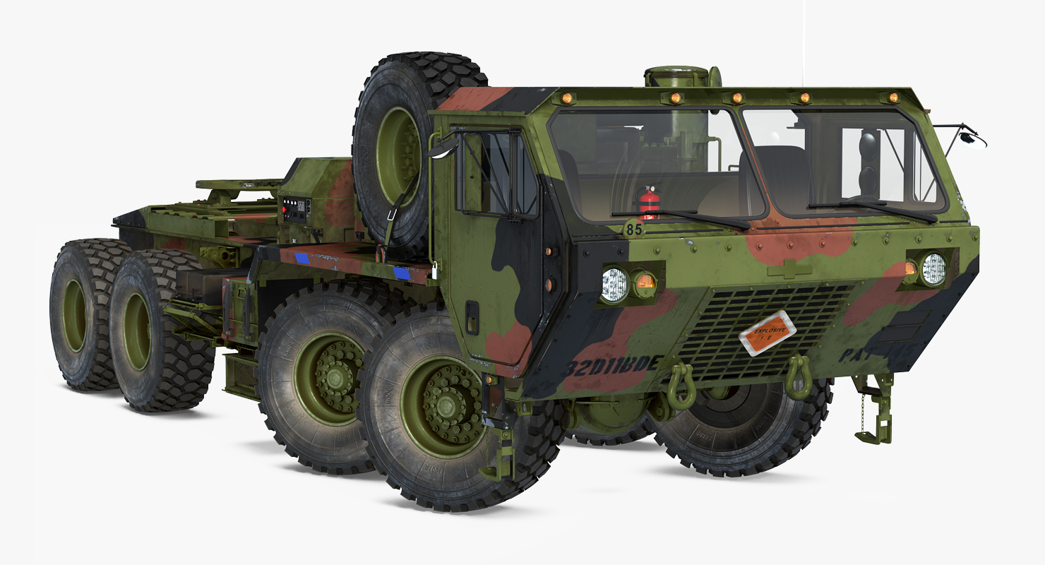 3D model Military Truck Oshkosh HEMTT M985 Rigged