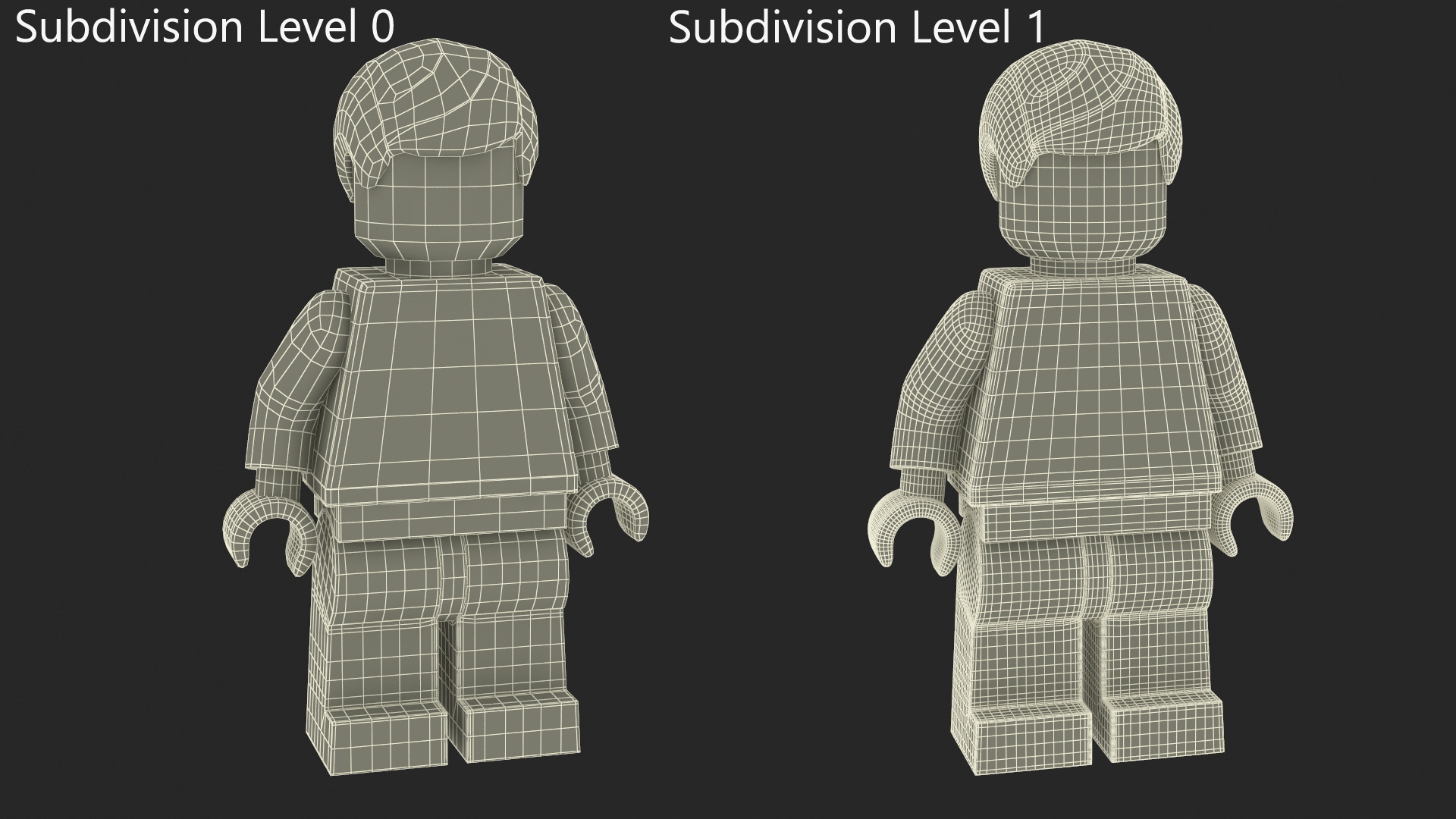 Minifigure LEGO Teenager 3D model