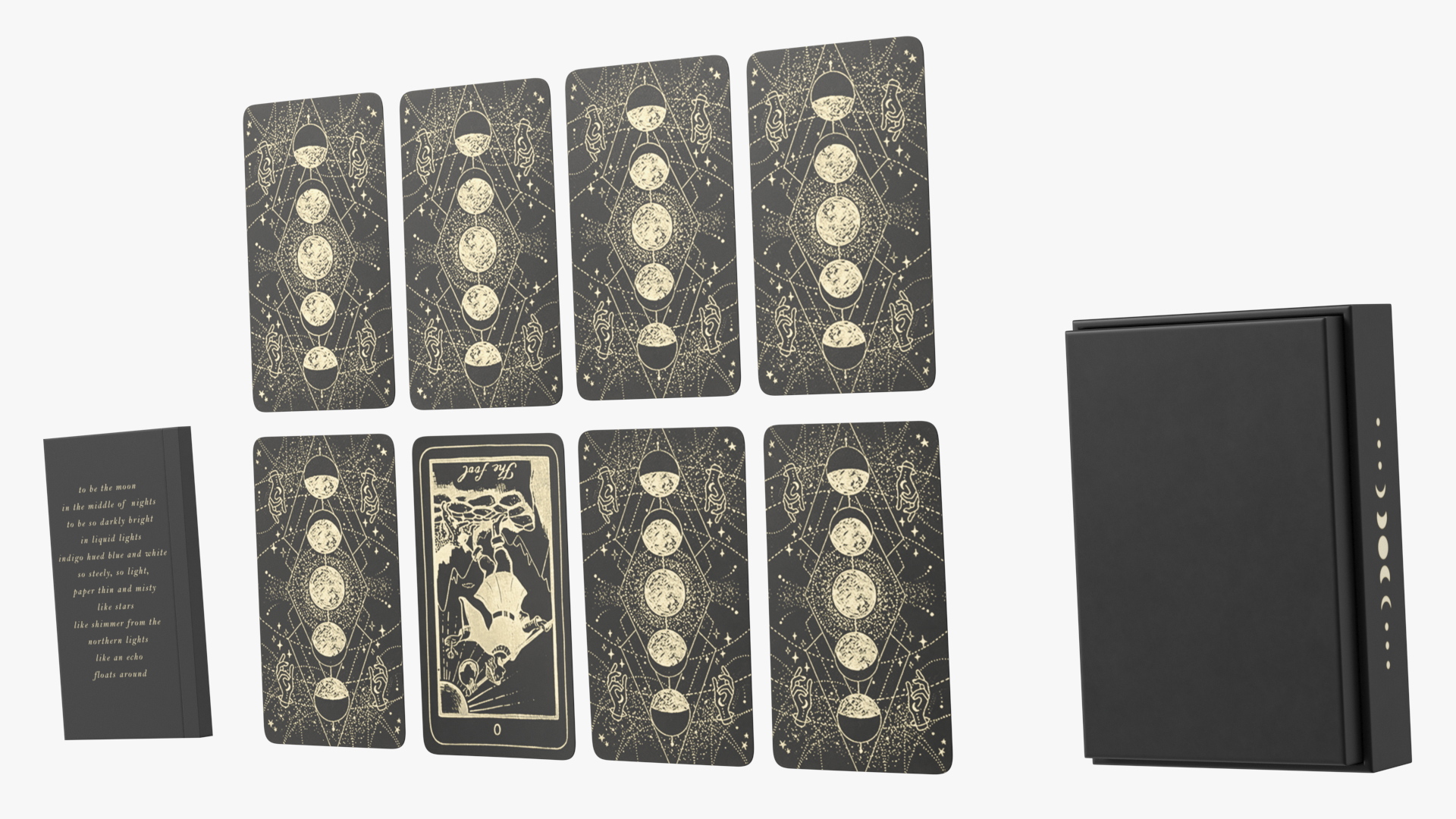 3D Luna Somnia Tarot Cards model