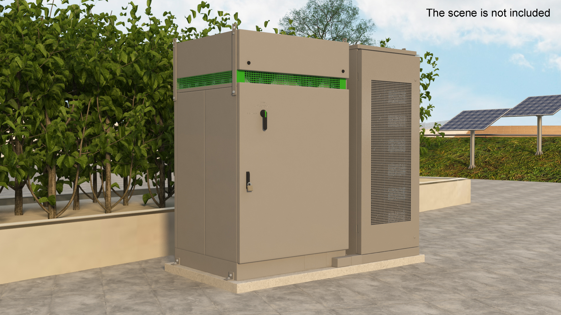 3D Energy Storage System Grey