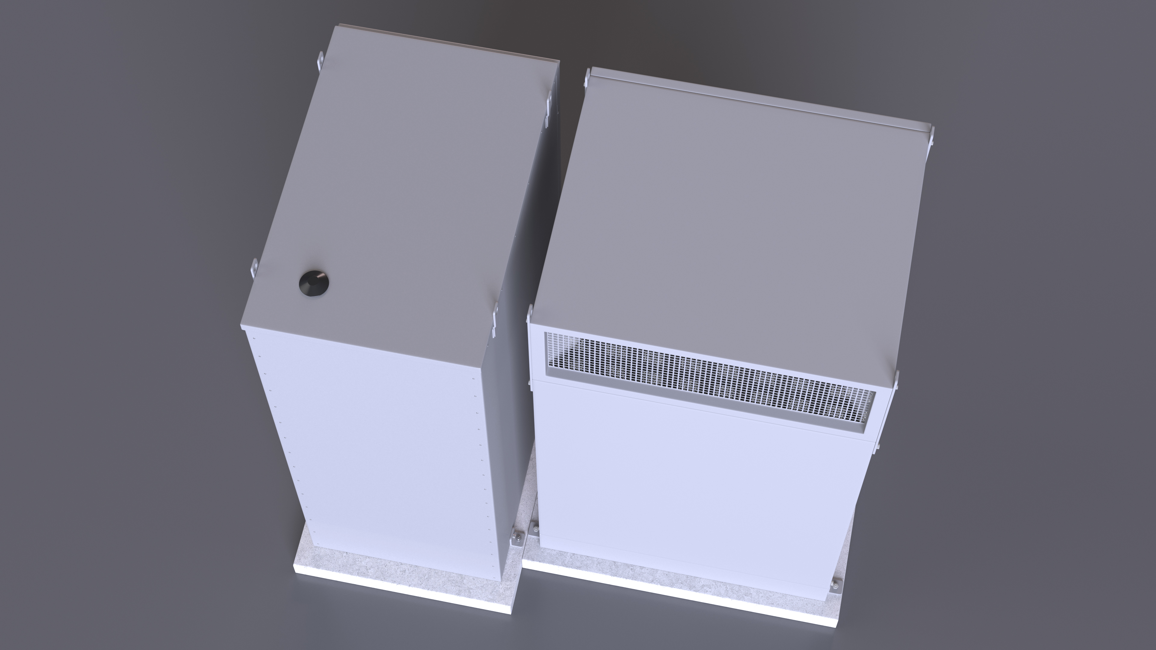 3D Energy Storage System Grey