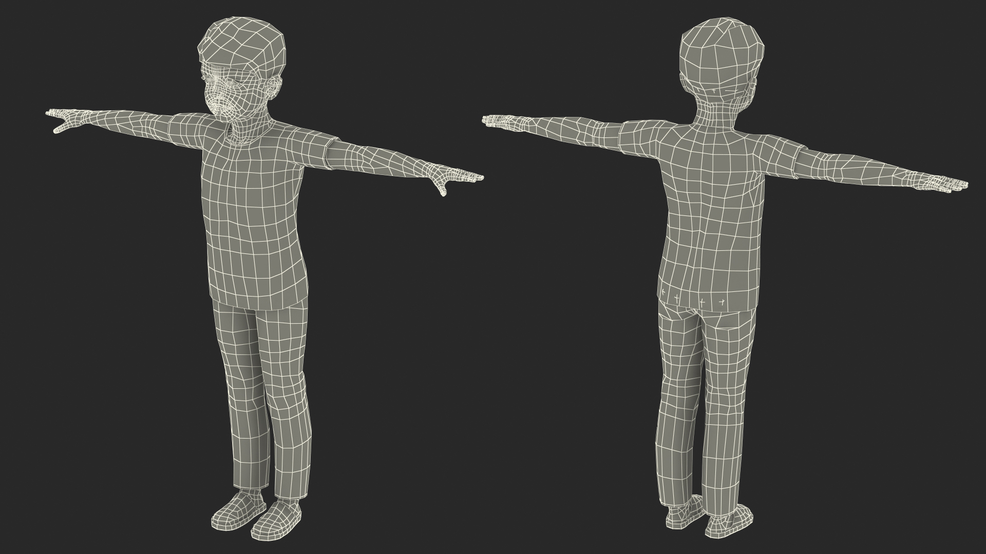 3D Child Boy Home Style Rigged for Cinema 4D