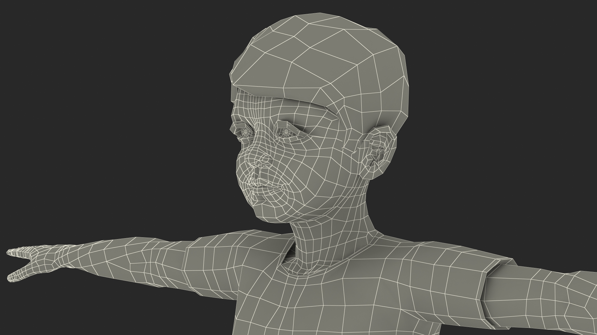 Child Boy Home Style Rigged 3D