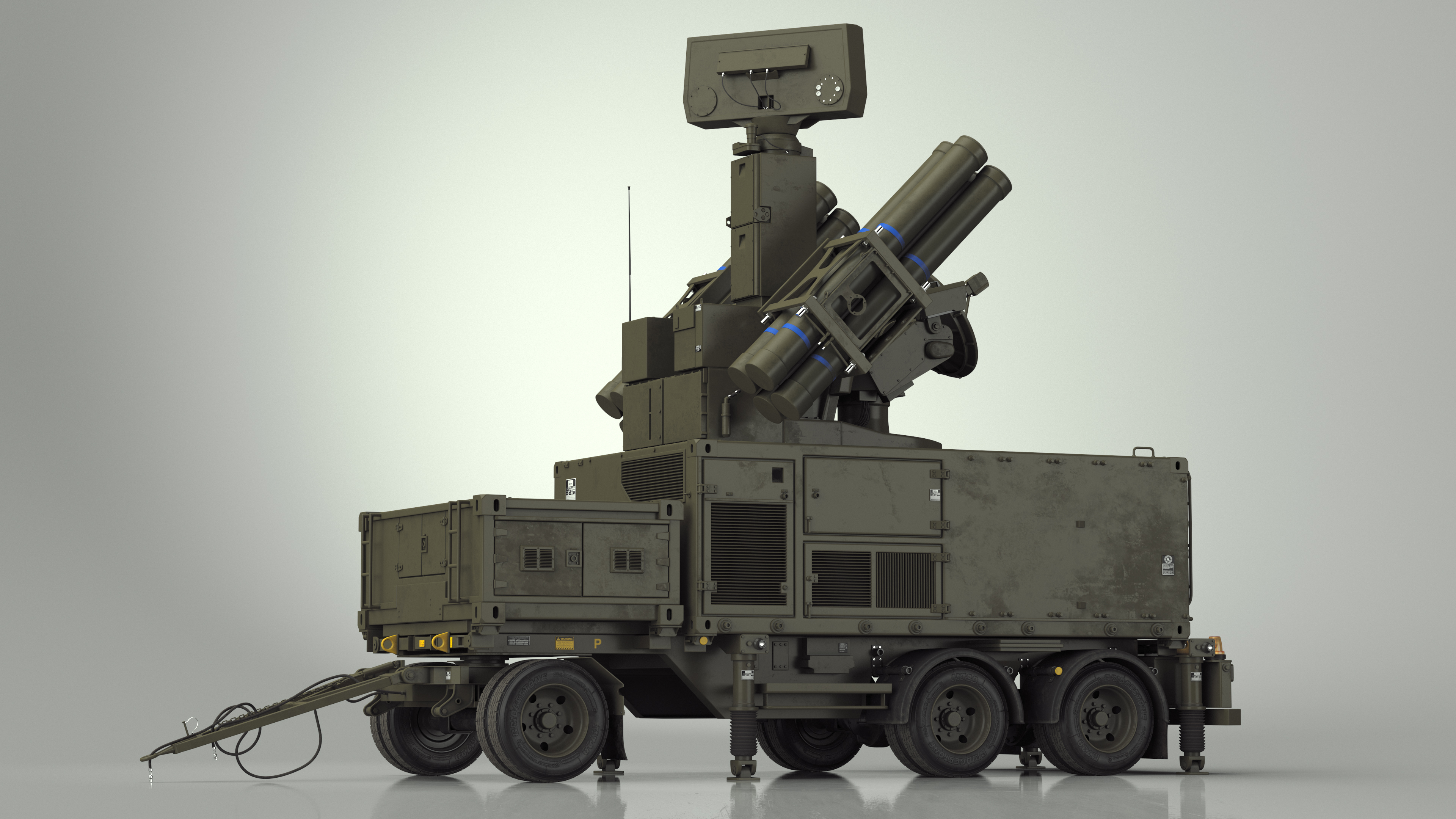 Missile Launcher at the Ready 3D model