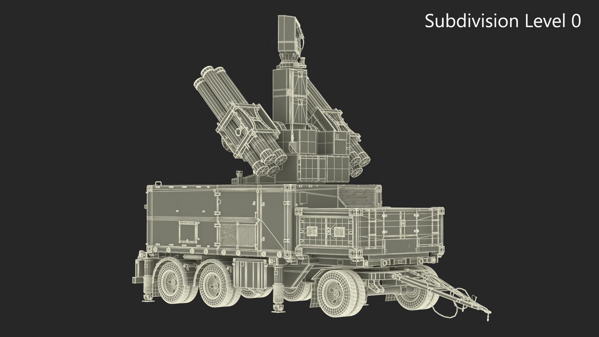 Missile Launcher at the Ready 3D model