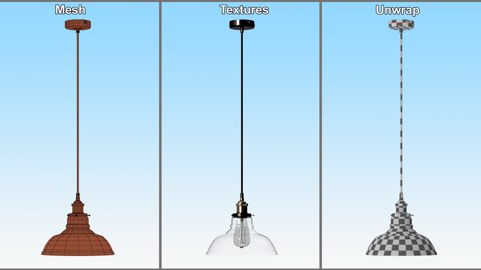 3D model Modern Loft Ceiling Light