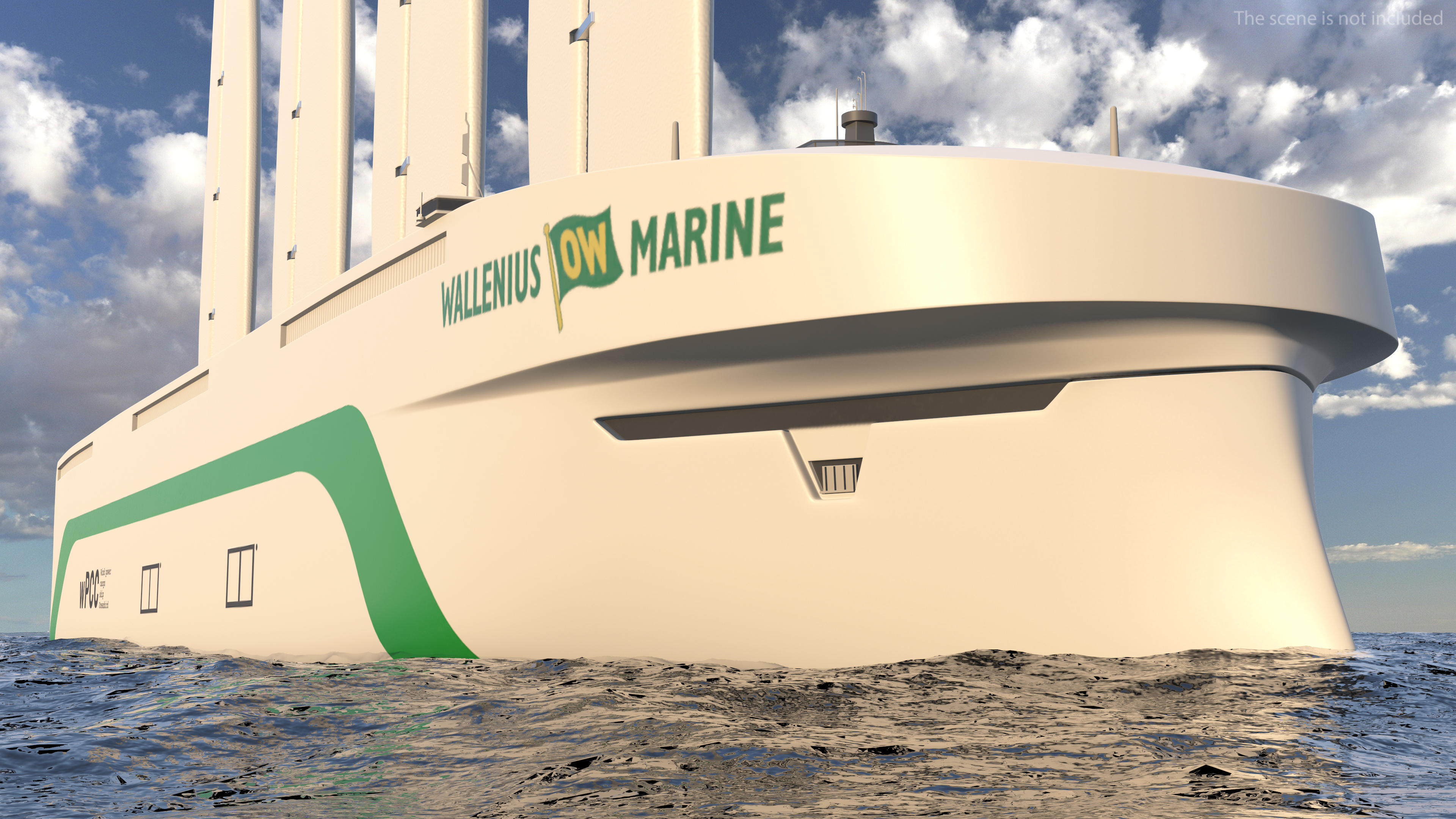 3D Wallenius Marine Oceanbird Ship