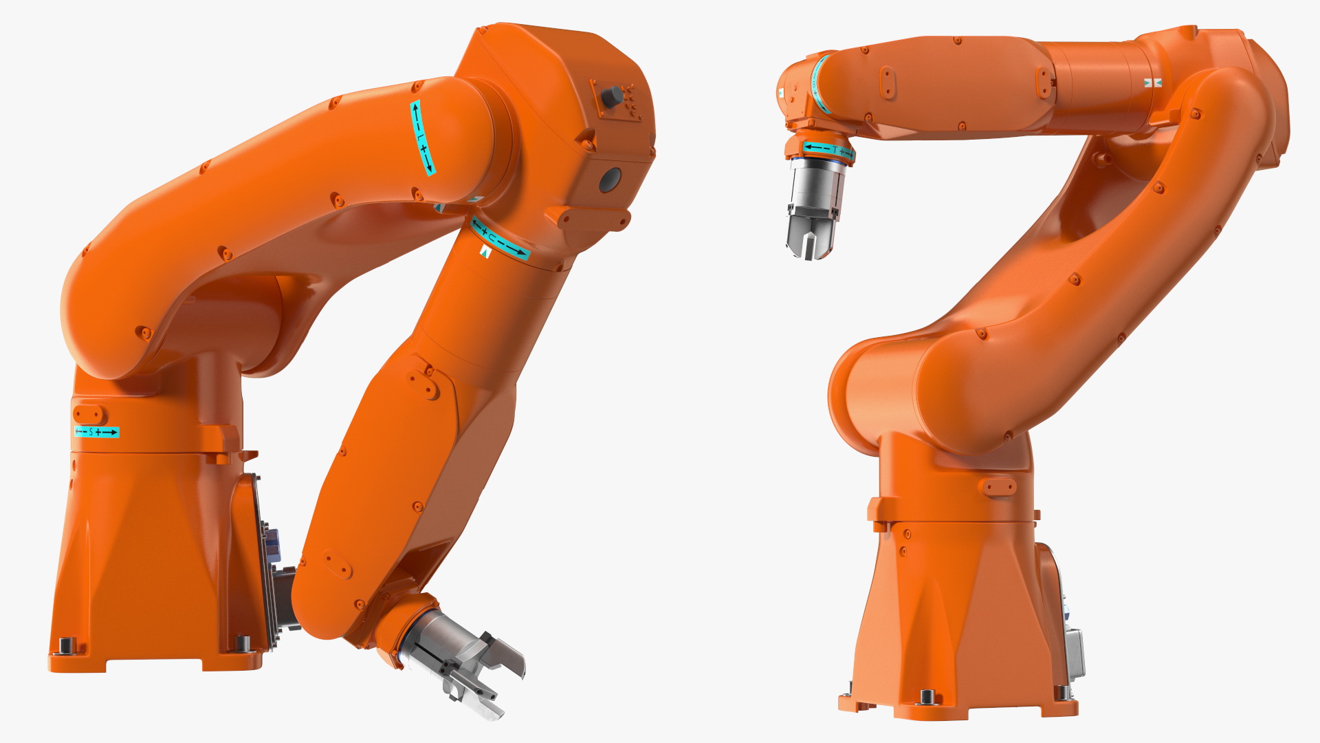 3D model Articulated Industrial Robot Rigged