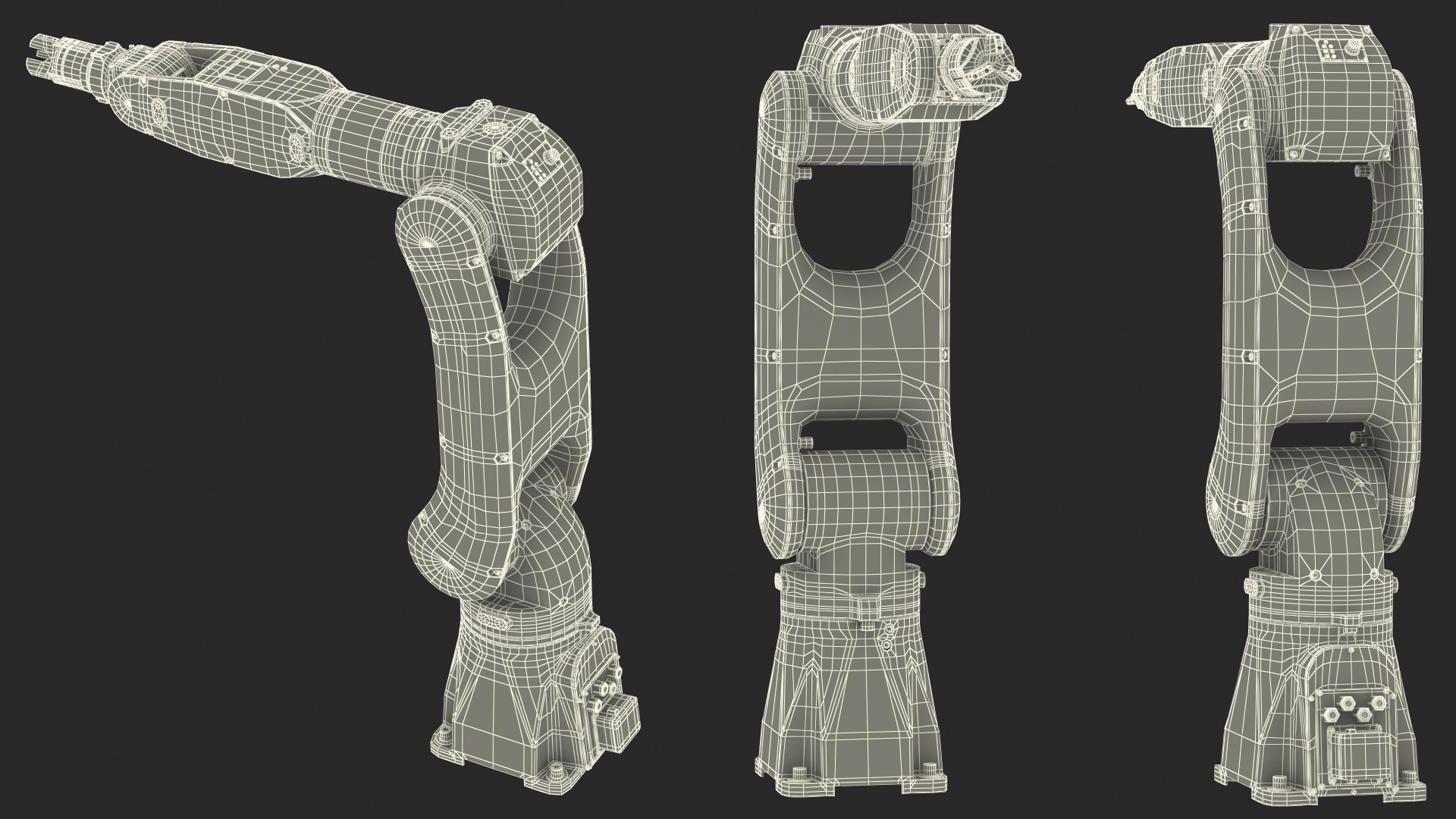 3D model Articulated Industrial Robot Rigged