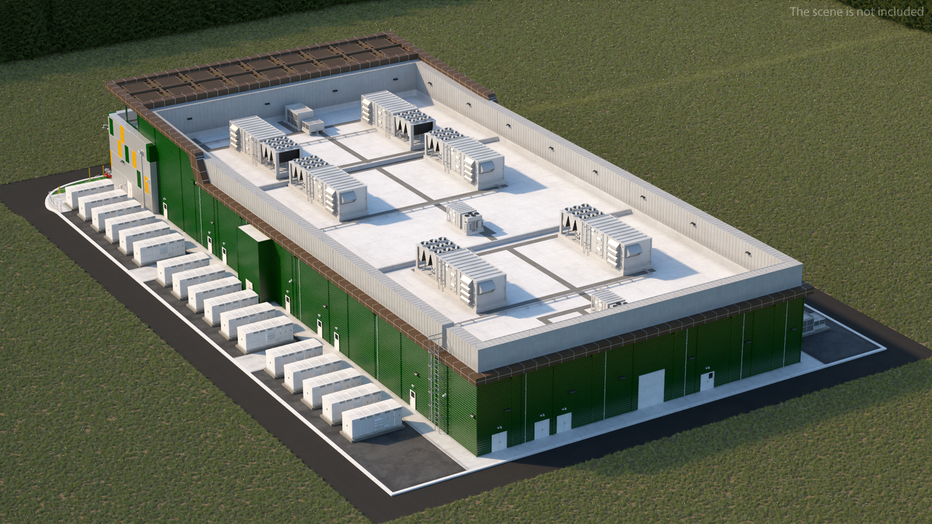 Battery Storage Power Station 3D model