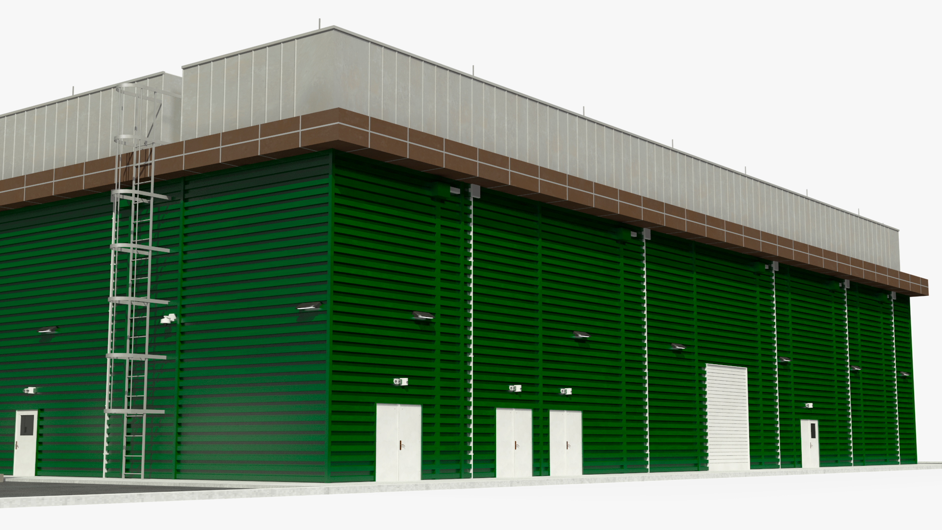 Battery Storage Power Station 3D model