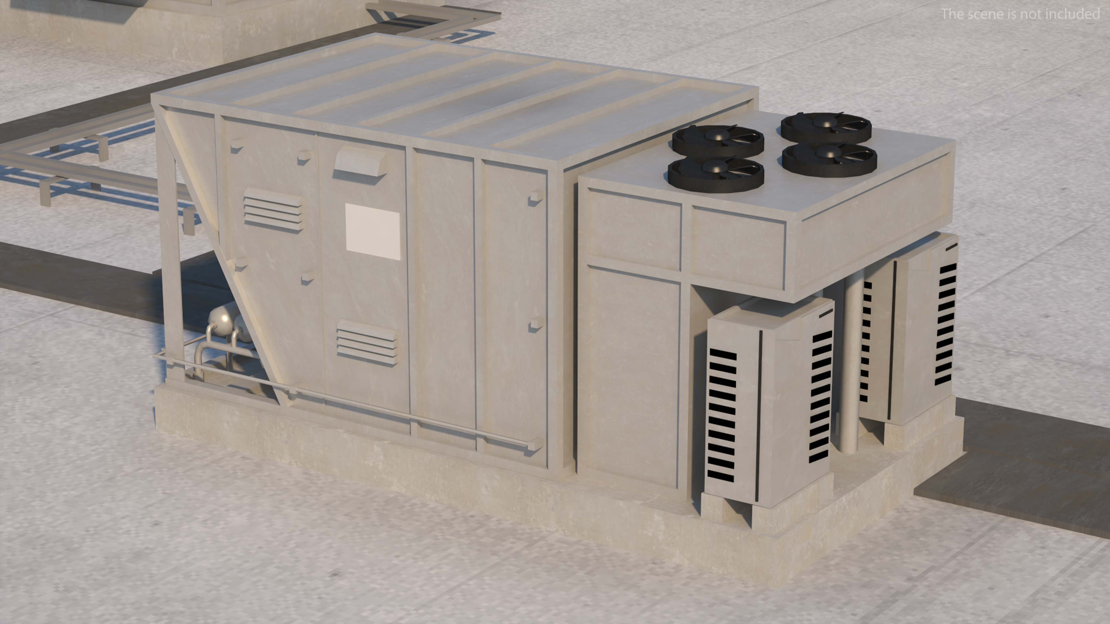 Battery Storage Power Station 3D model