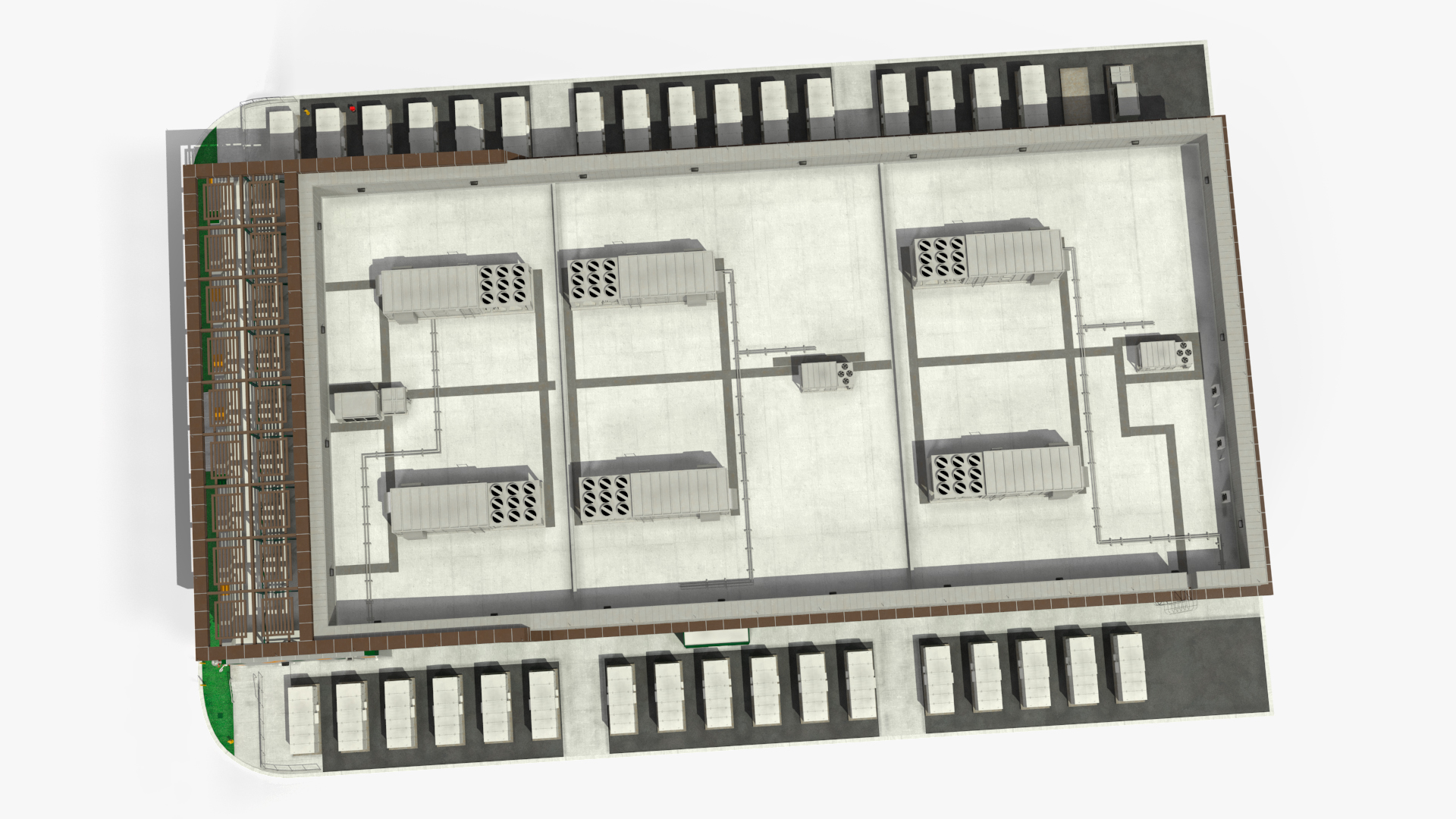 Battery Storage Power Station 3D model