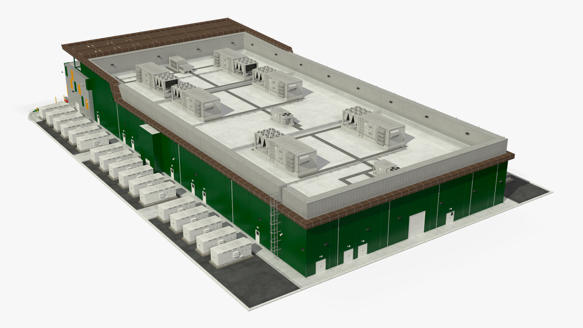 Battery Storage Power Station 3D model