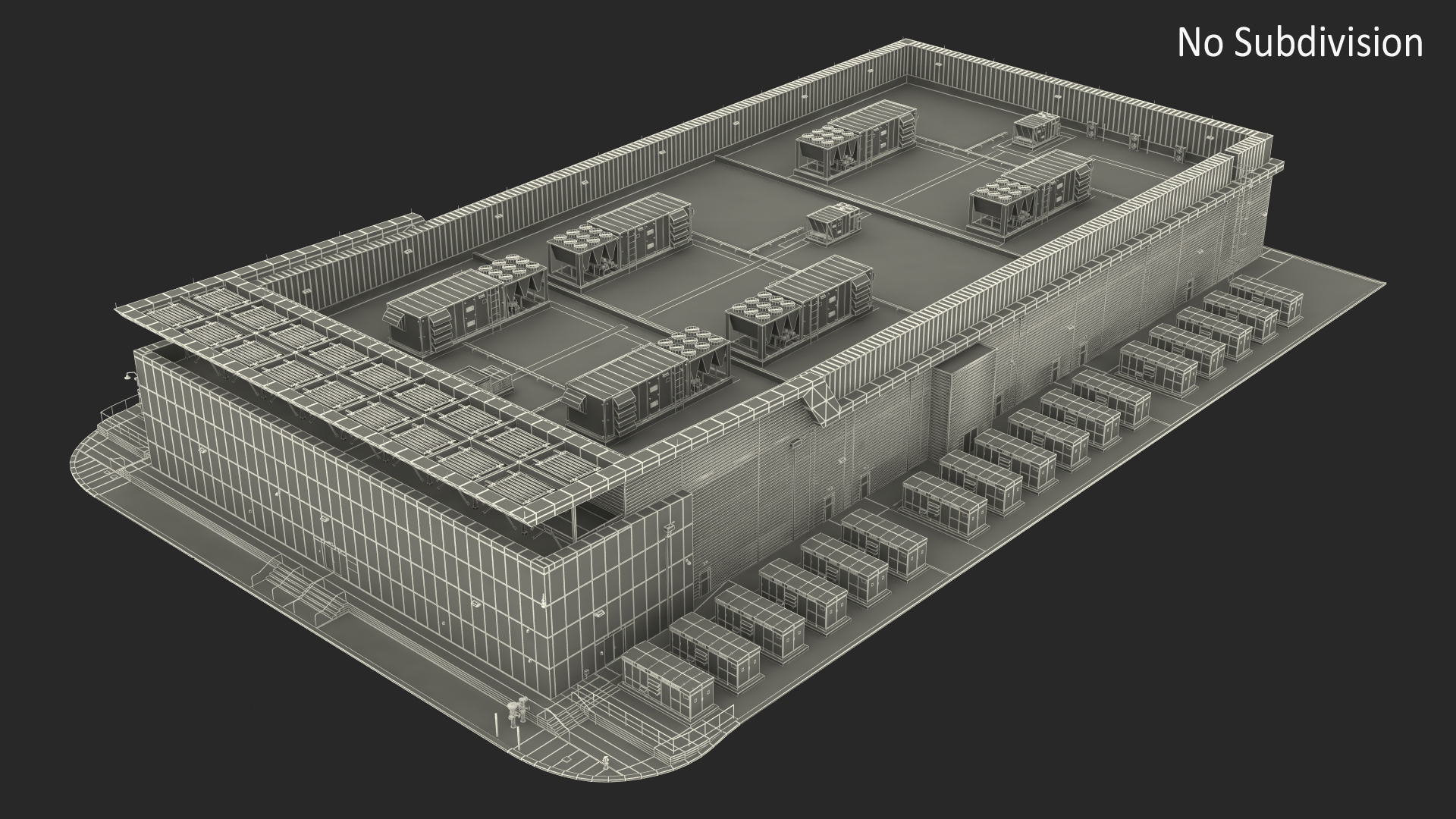 Battery Storage Power Station 3D model