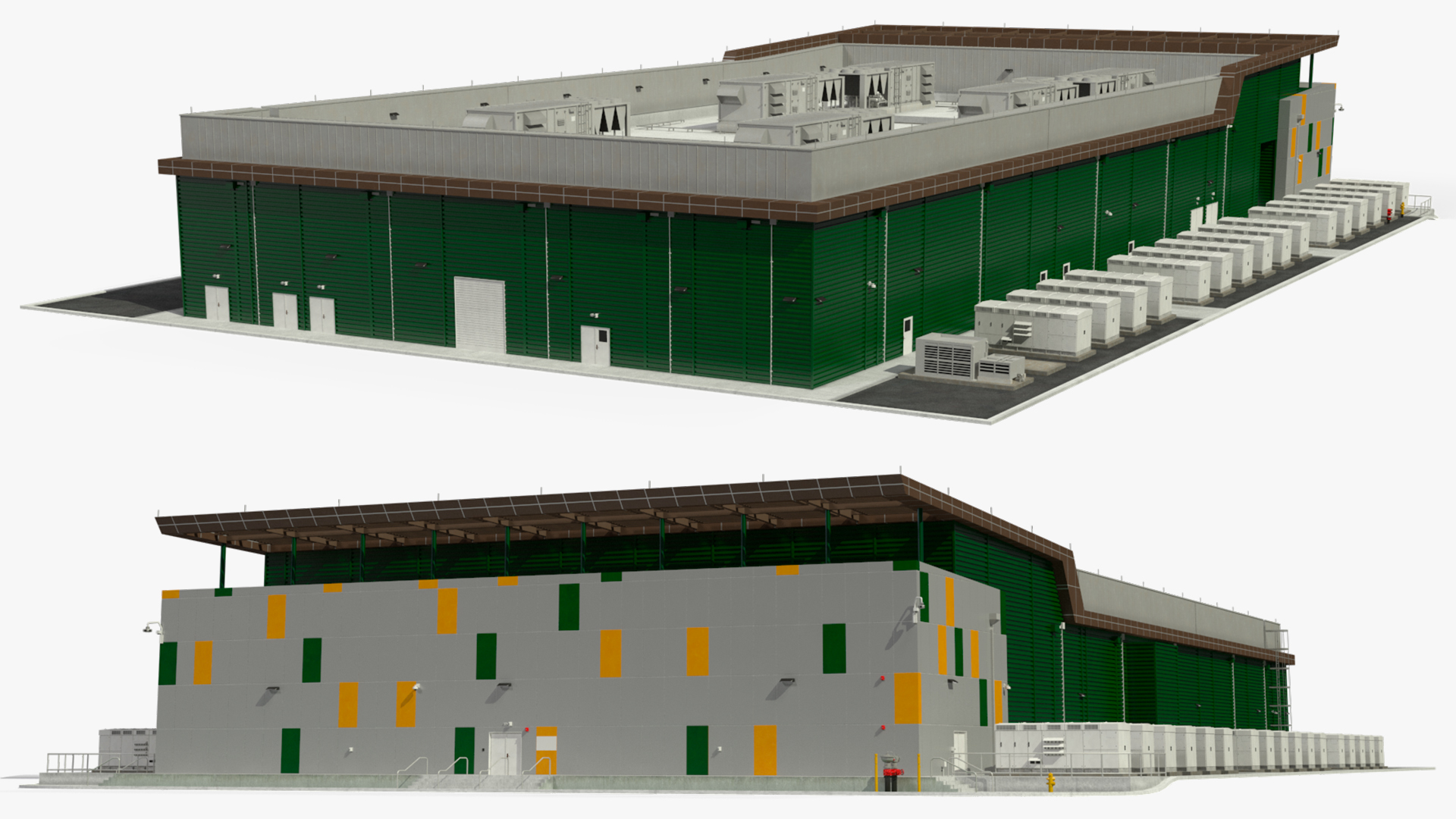 Battery Storage Power Station 3D model