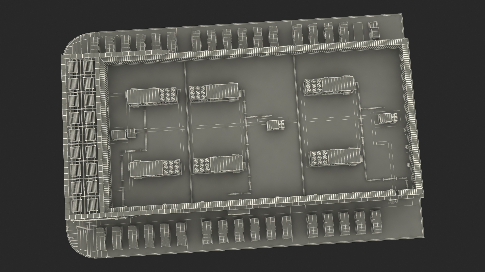 Battery Storage Power Station 3D model