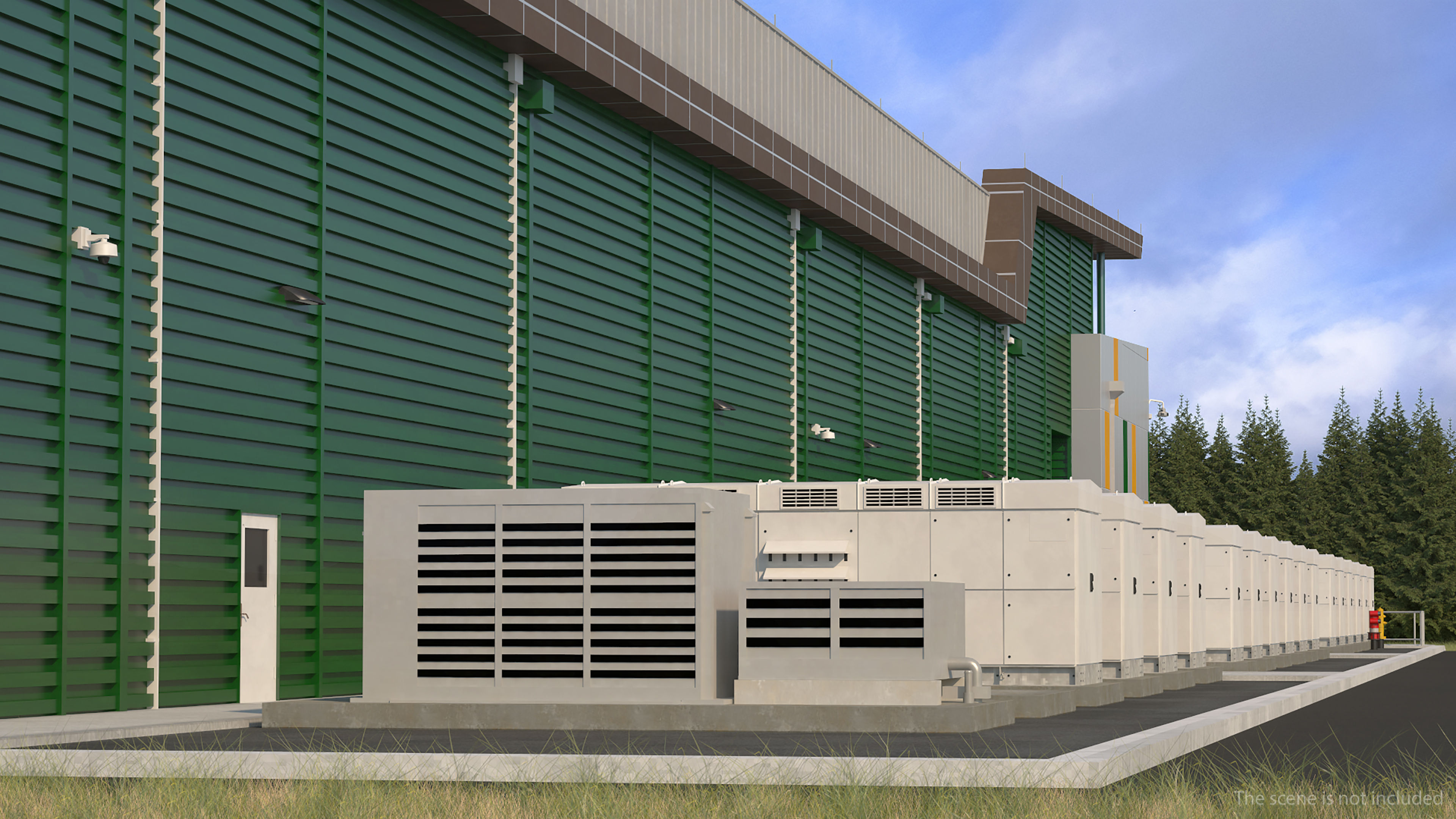 Battery Storage Power Station 3D model