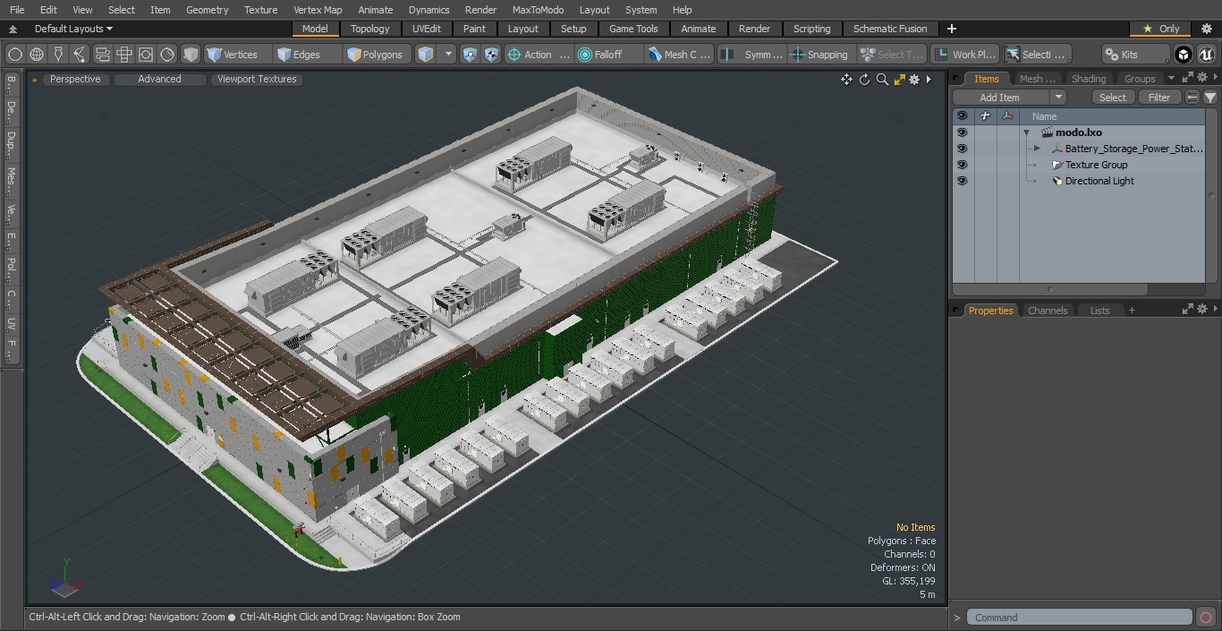 Battery Storage Power Station 3D model