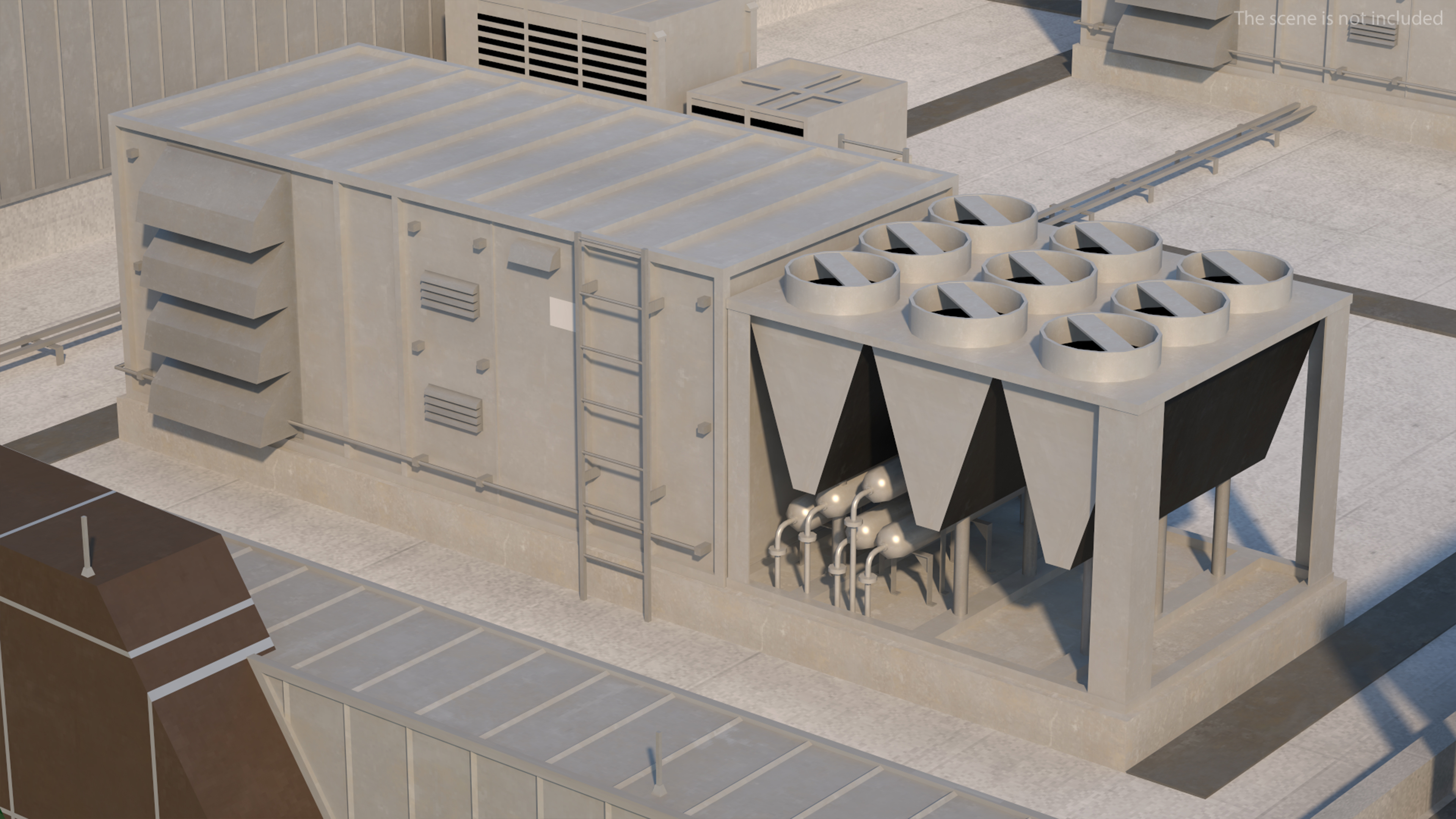 Battery Storage Power Station 3D model