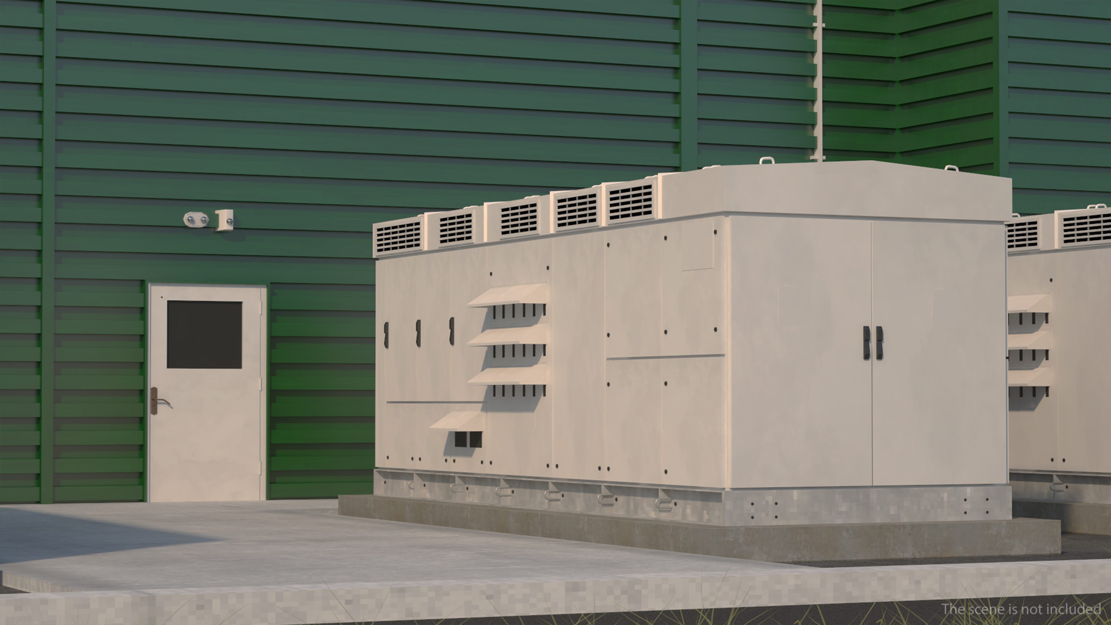 Battery Storage Power Station 3D model