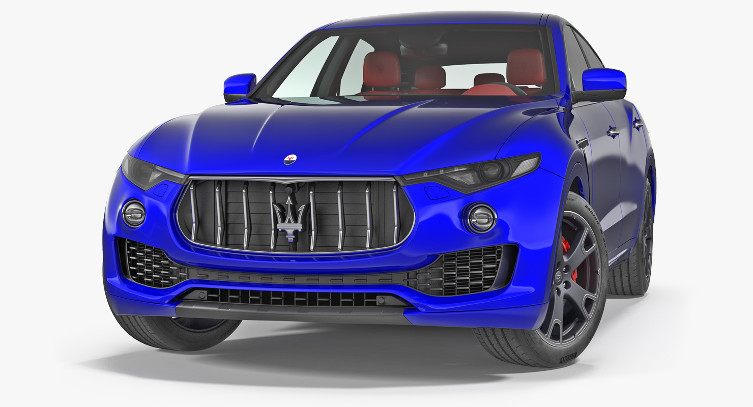 3D Maserati Levante 2017 Rigged model