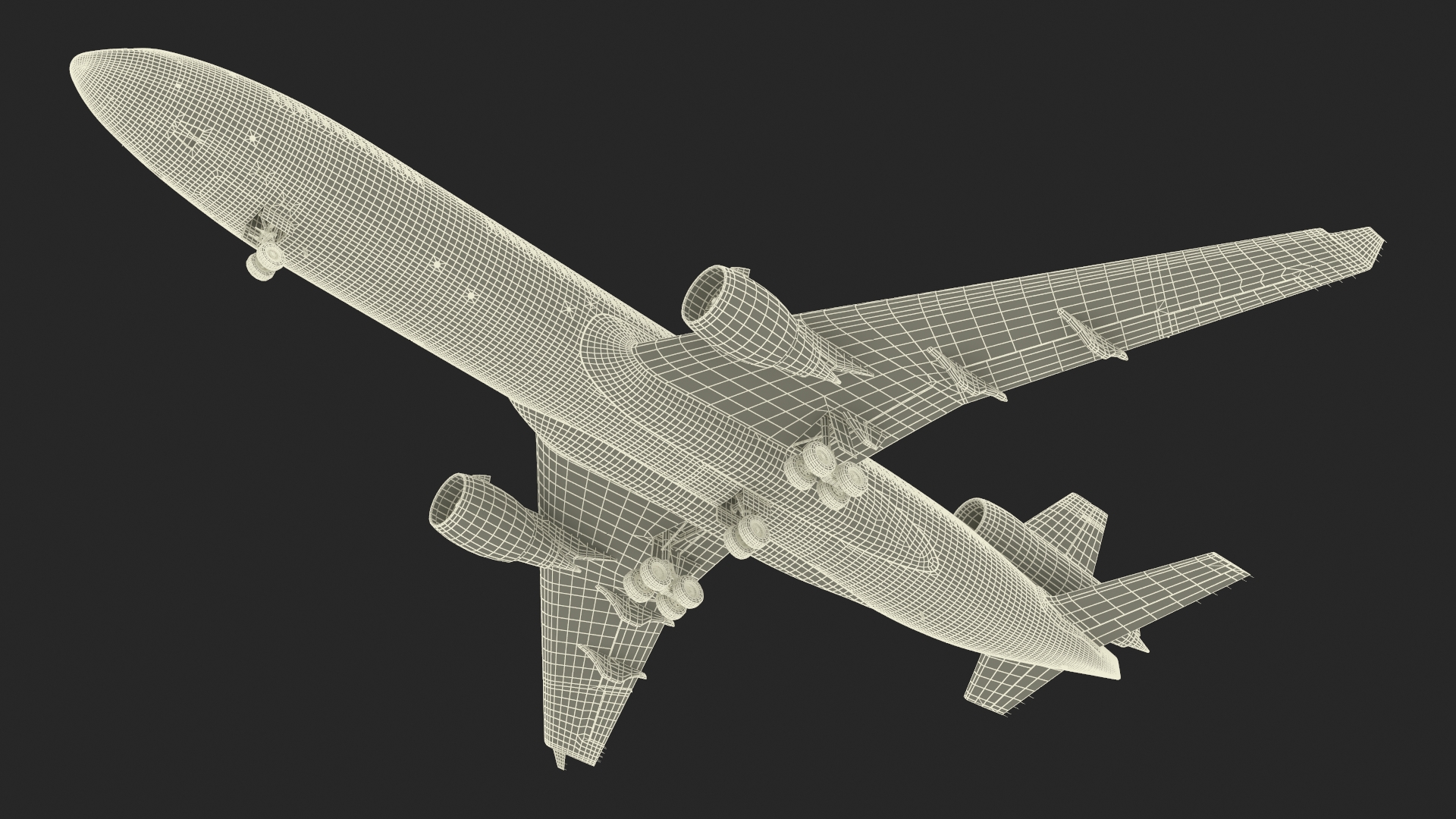 KLM McDonnell Douglas MD-11 Rigged 3D model