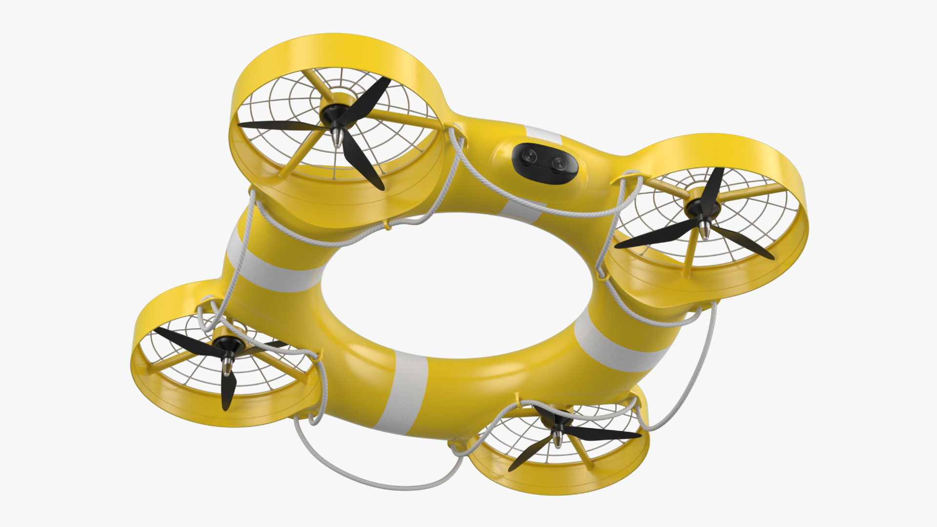 3D model Water Rescue Drone Yellow