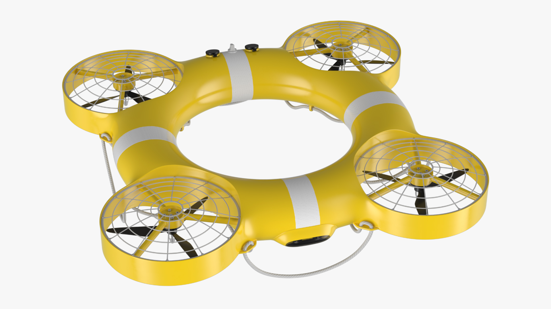 3D model Water Rescue Drone Yellow