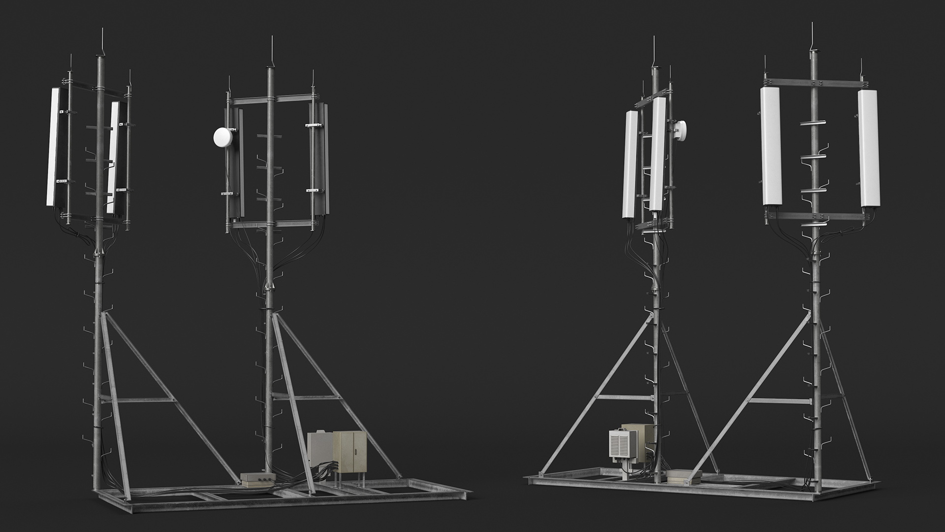 3D model Roof Cellular Transmitter