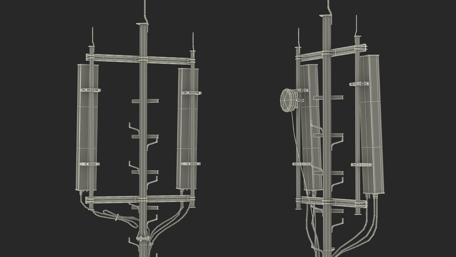 3D model Roof Cellular Transmitter