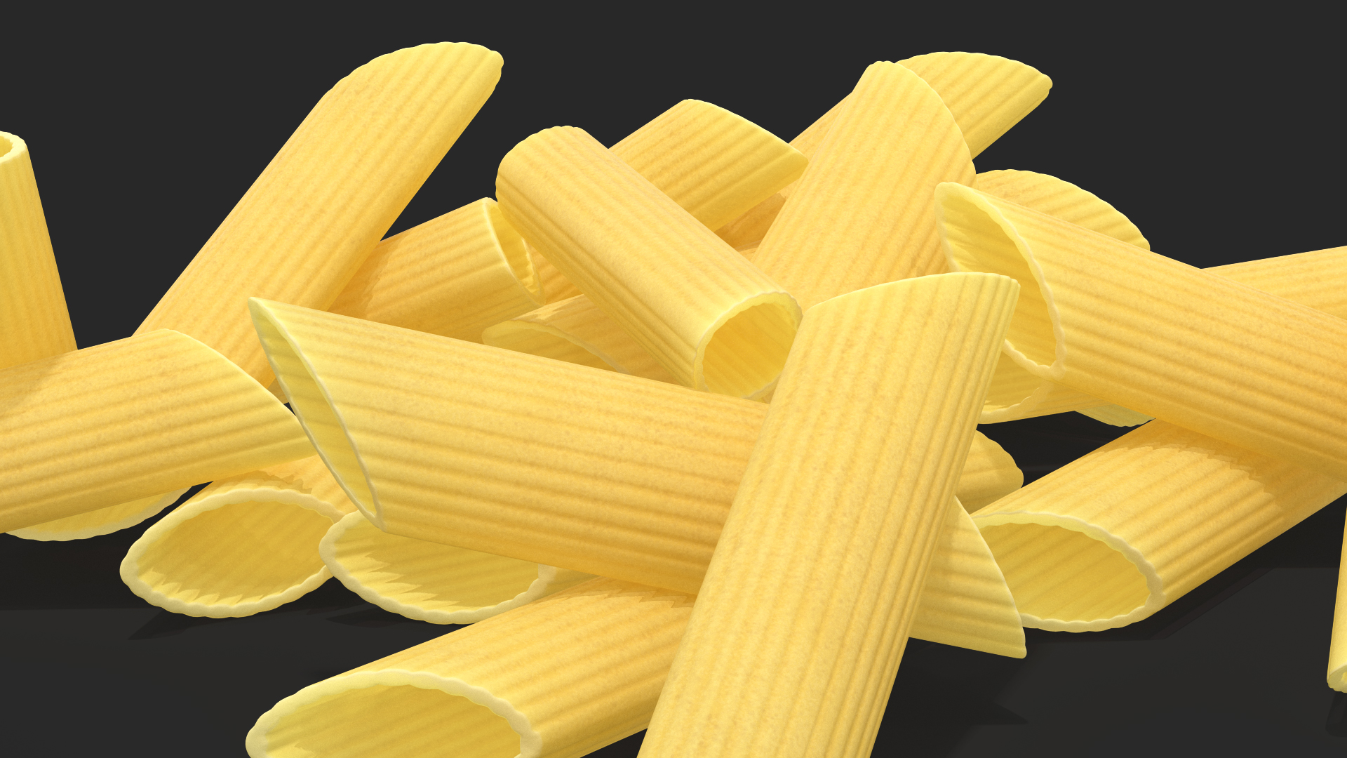 3D Penne Pasta